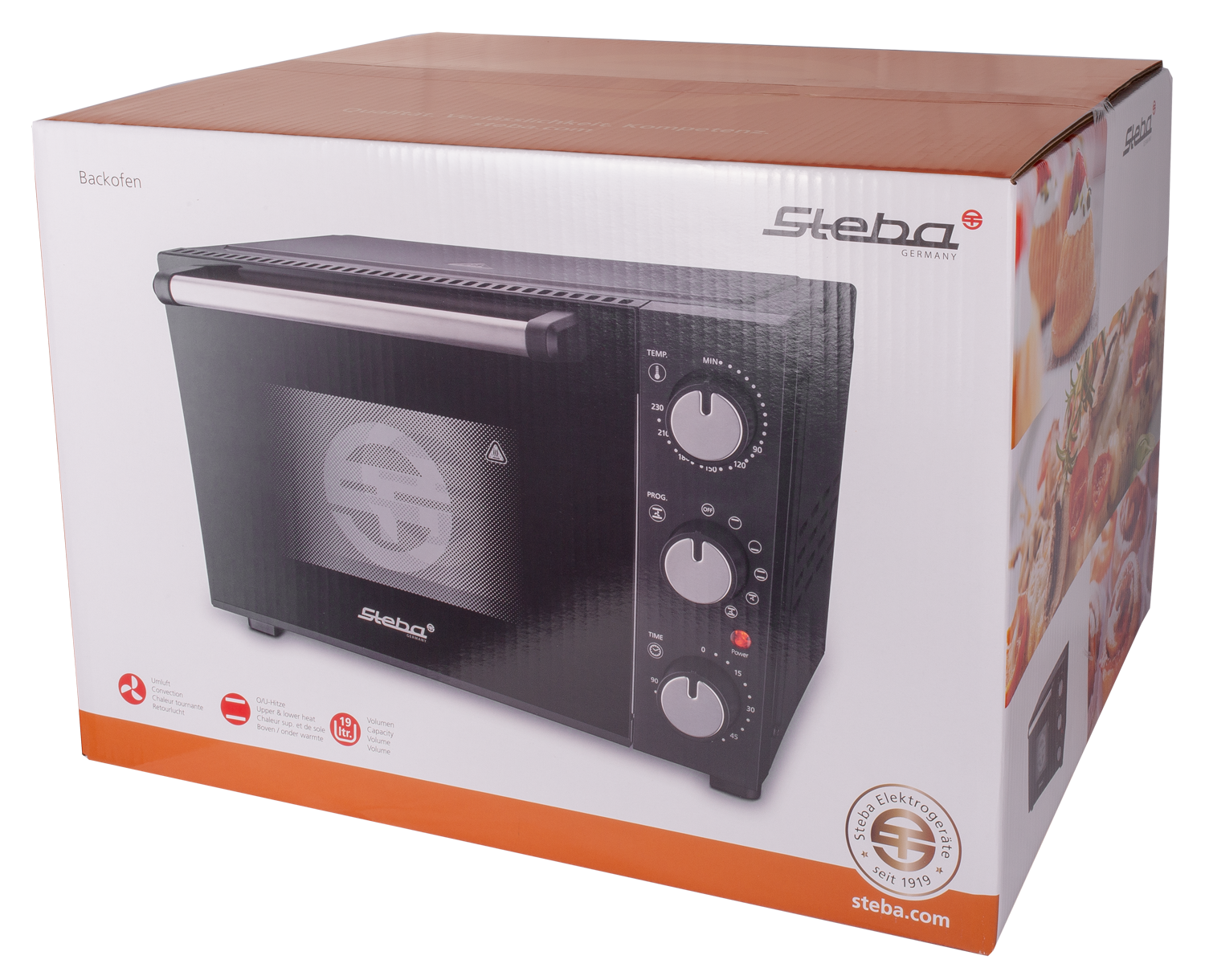 Steba KB M19 Backofen – Kompakter Mini-Backofen mit vielseitigen Funktionen für Küche & Haushalt 5