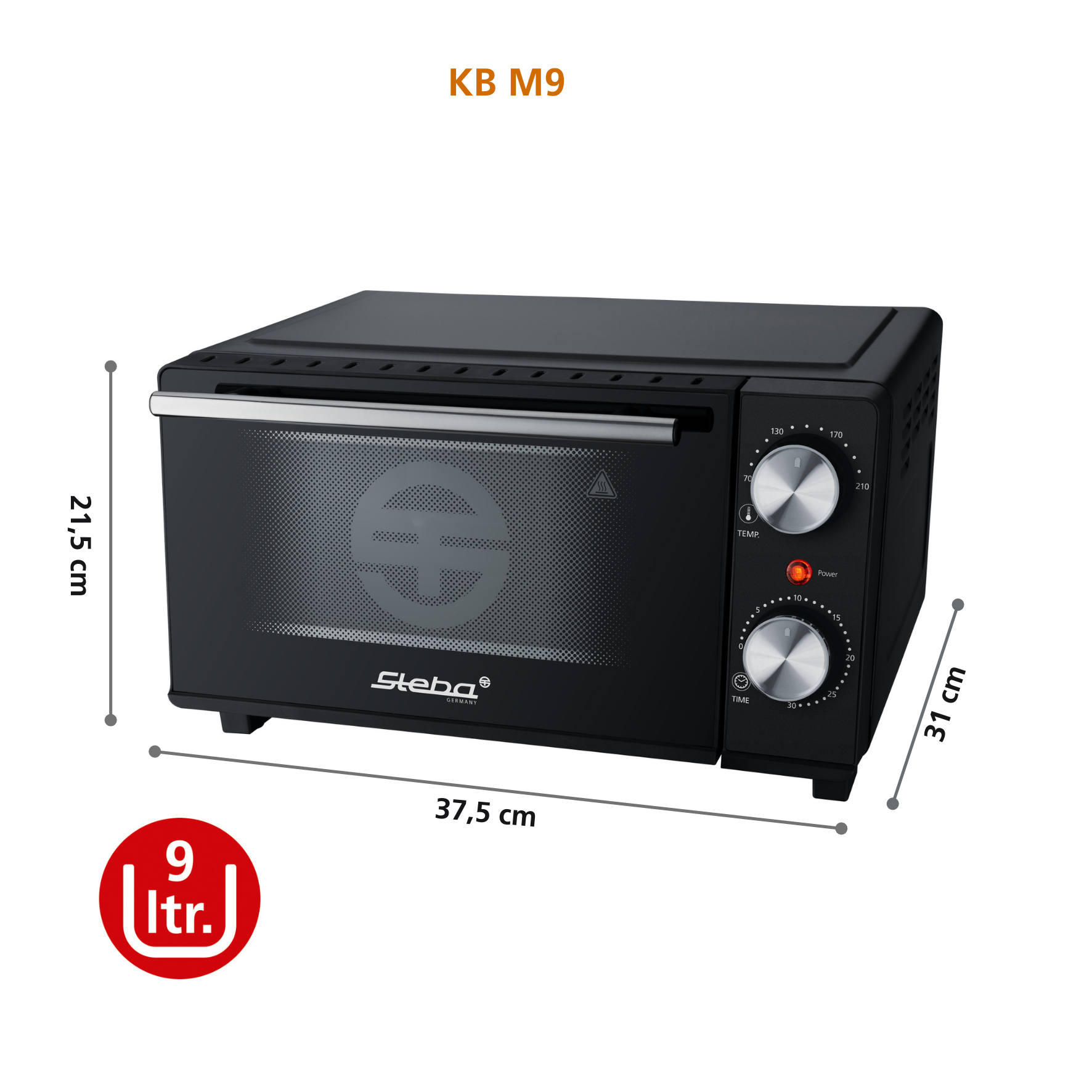 Steba KB M9 Grillbackofen – Multifunktionaler Minibackofen mit Grillfunktion für die ganze Familie 10
