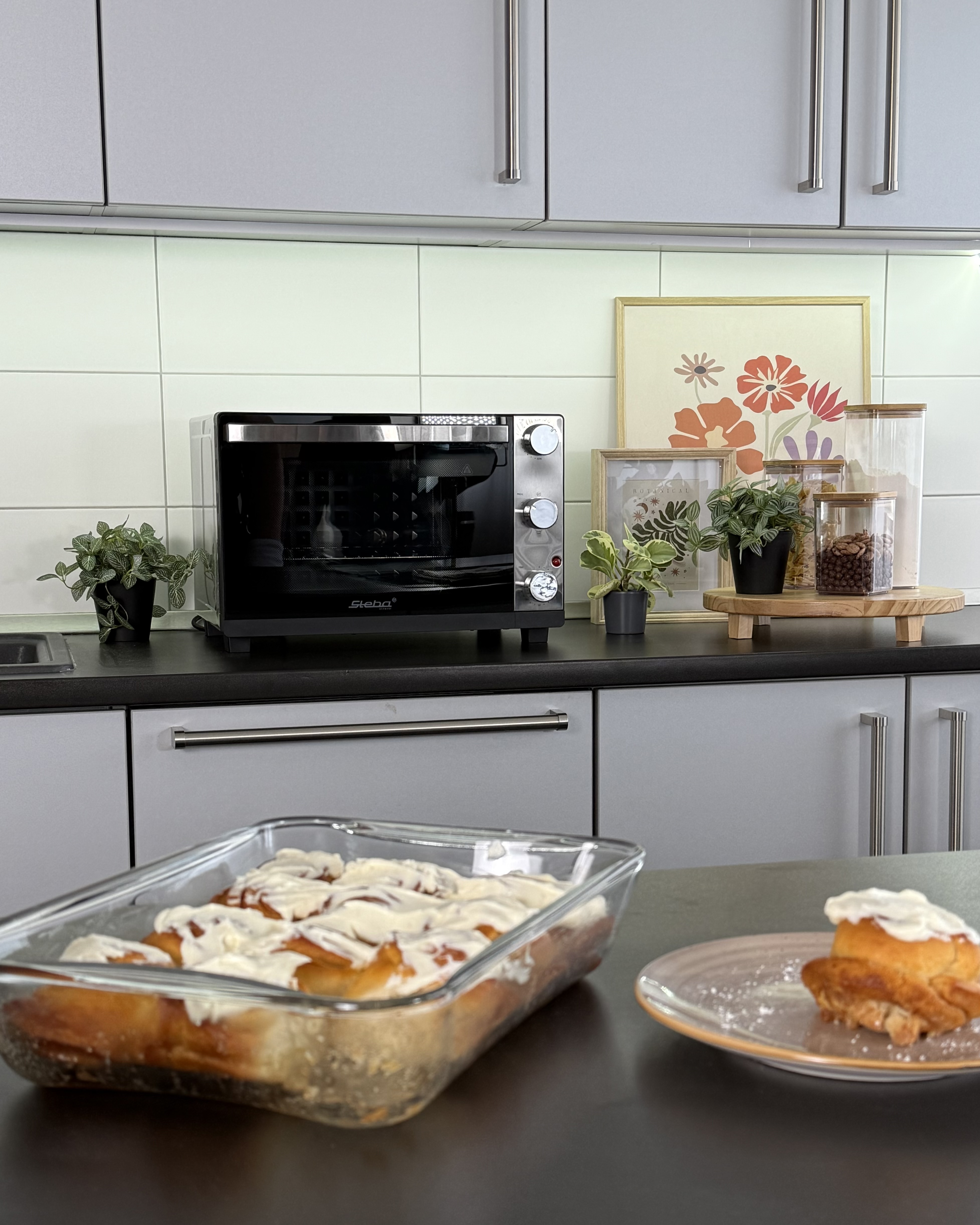 Steba KB 324 Steel Deluxe Grill-Backofen – Kompakter Tischbackofen mit Grillfunktion aus Edelstahl 8