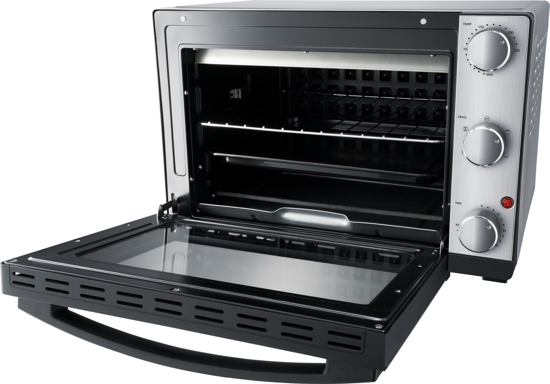 Steba KB 324 Steel Deluxe Grill-Backofen – Kompakter Tischbackofen mit Grillfunktion aus Edelstahl 18