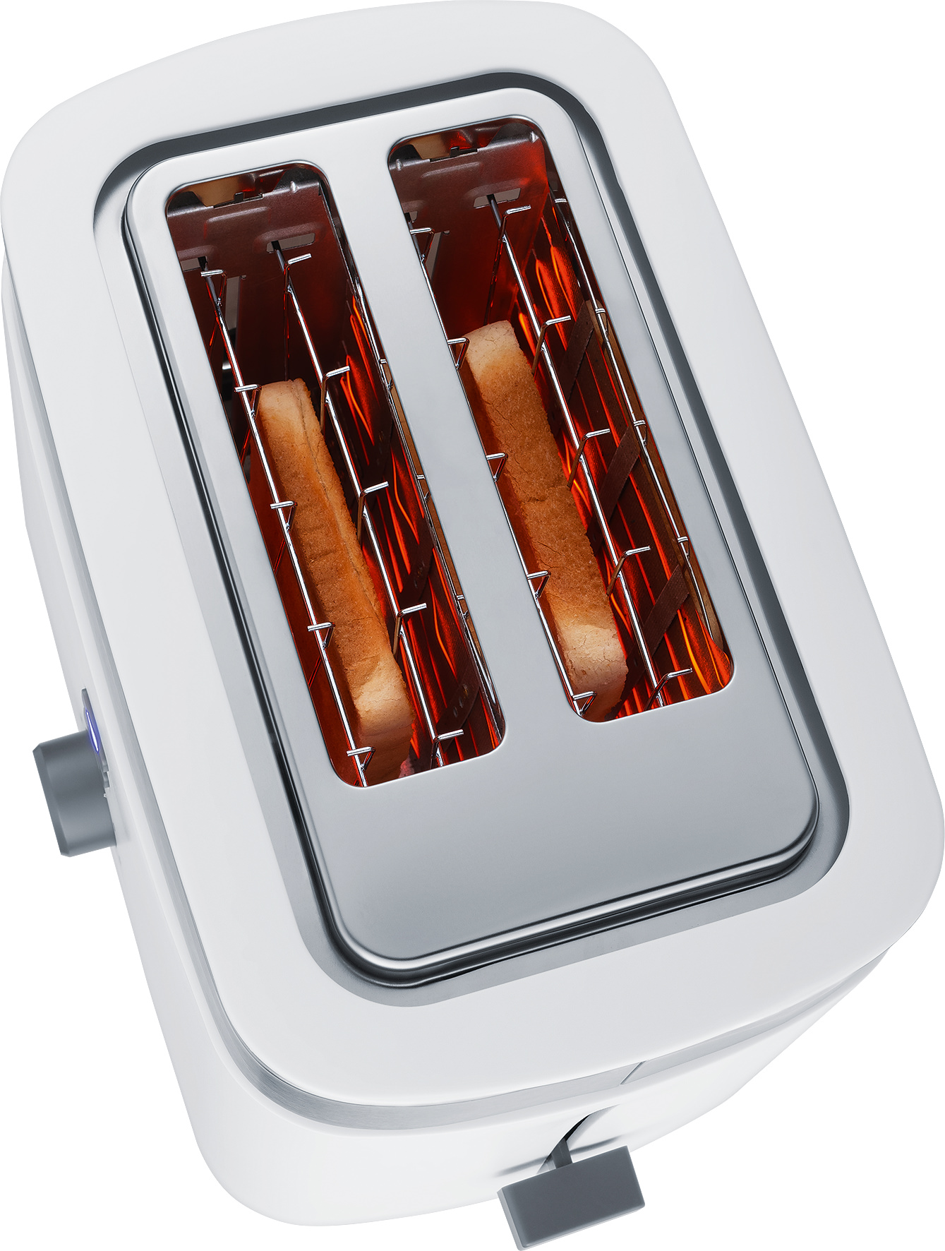 Steba TO 10 Toaster Bianco – Kompakter Langschlitz-Toaster in elegantem Weiß für perfektes Toasten 2