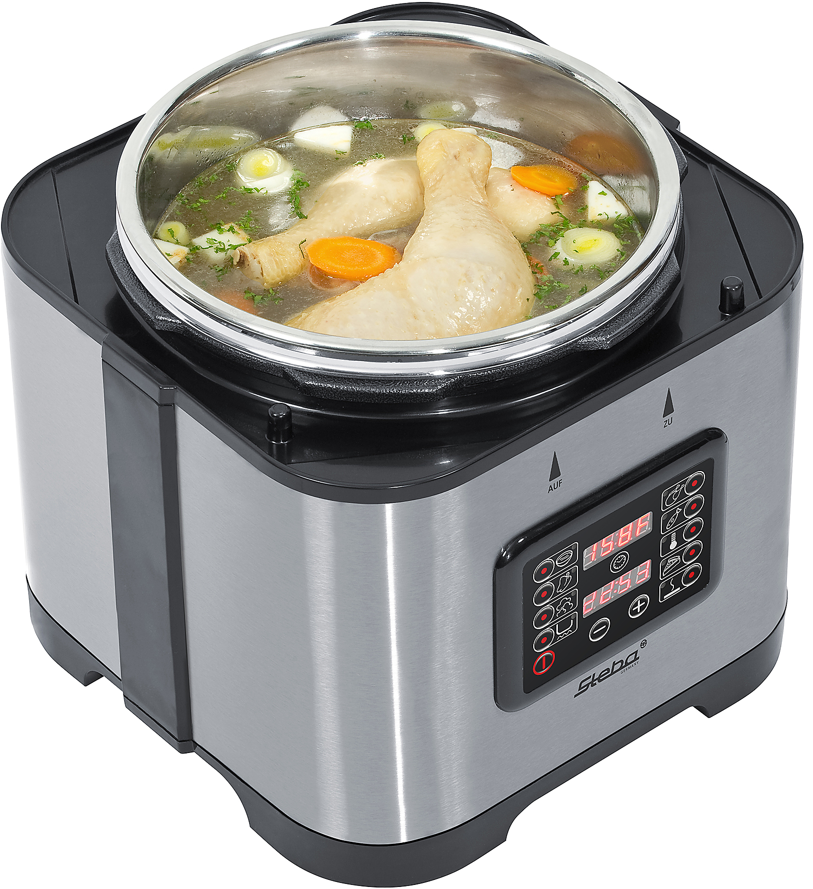 Steba DD 1 ECO Dampfdruckkocher – Schnellkochtopf für energiesparendes & schonendes Kochen 3