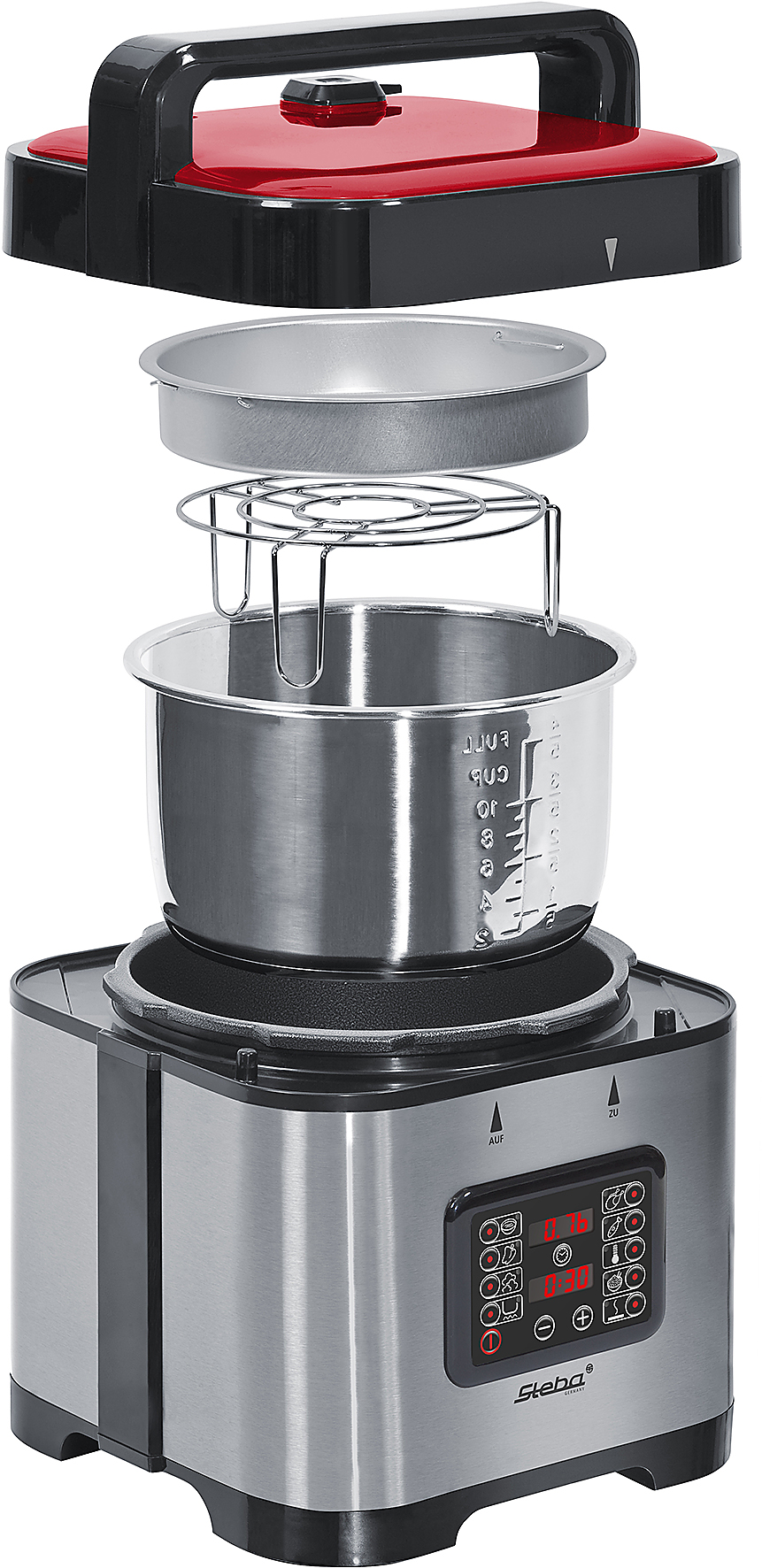 Steba DD 1 ECO Dampfdruckkocher – Schnellkochtopf für energiesparendes & schonendes Kochen 4