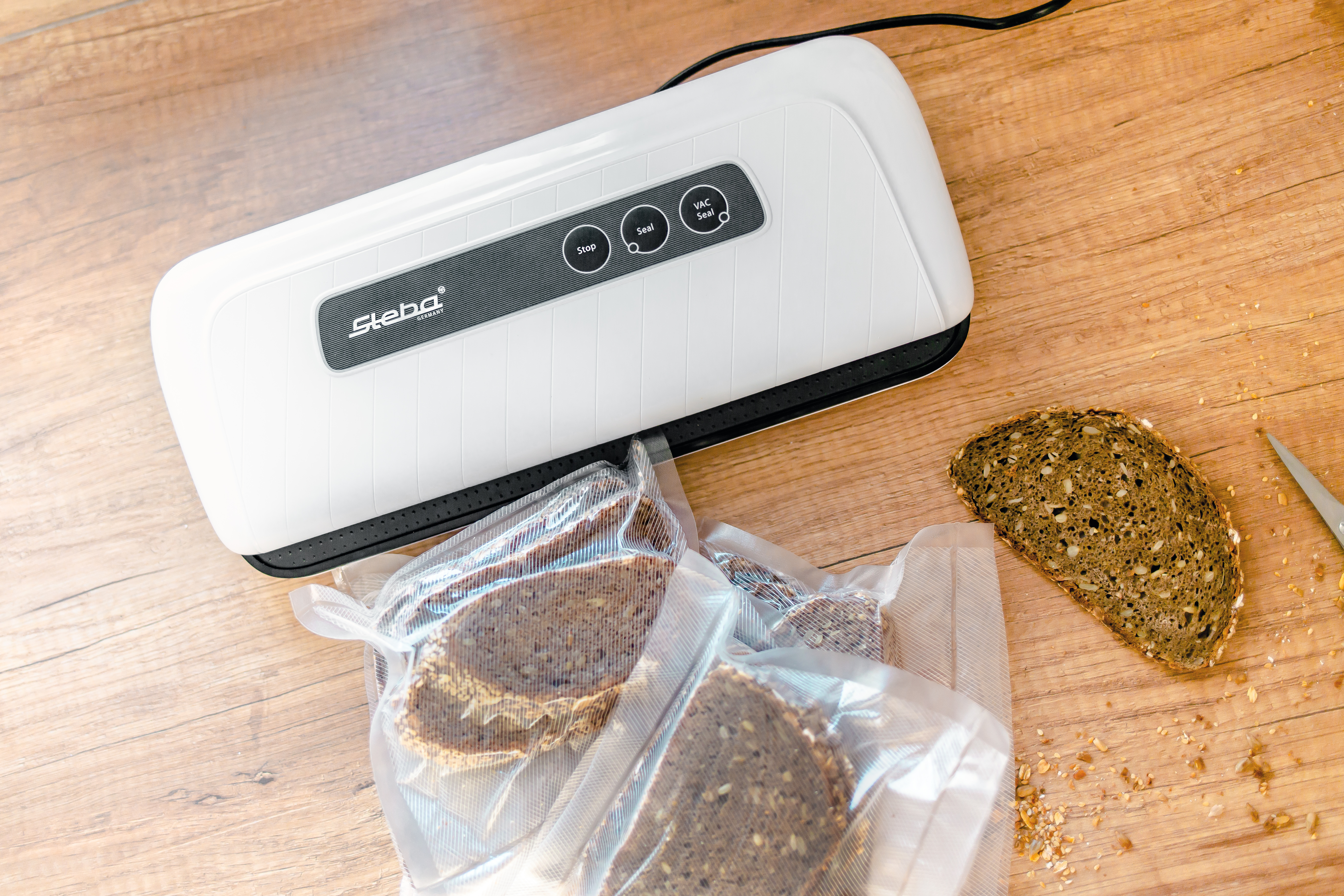 Steba VK 4 Vakuumierer – Automatisches Vakuumiergerät für längere Frische & optimale Lebensmittelkonservierung 8