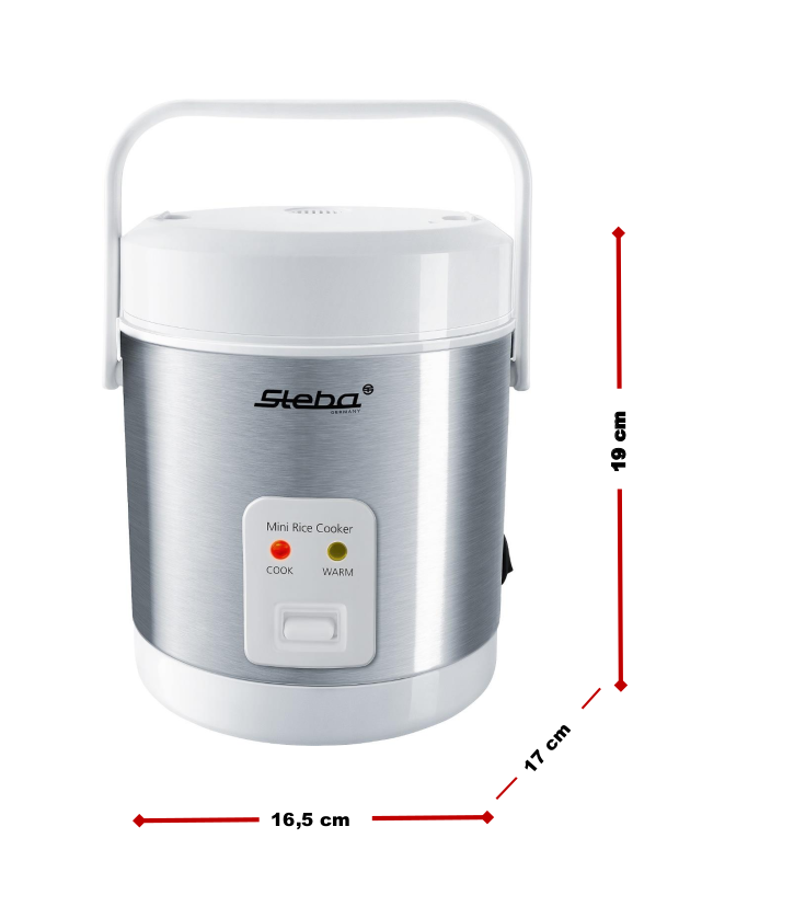 Steba RK 4 M Mini-Reiskocher – Kompakter Reiskocher mit Warmhaltefunktion für perfektes Kochergebnis 8