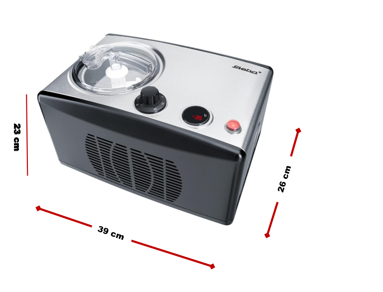 Steba IC 150 Eismaschine mit Kompressor – Cremiges Eis auf Knopfdruck, ohne Vorkühlen 4