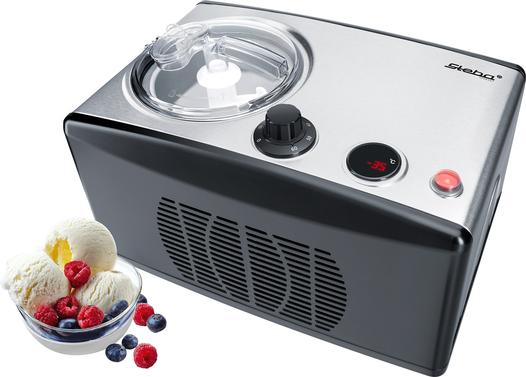 Steba IC 150 Eismaschine mit Kompressor – Cremiges Eis auf Knopfdruck, ohne Vorkühlen 11