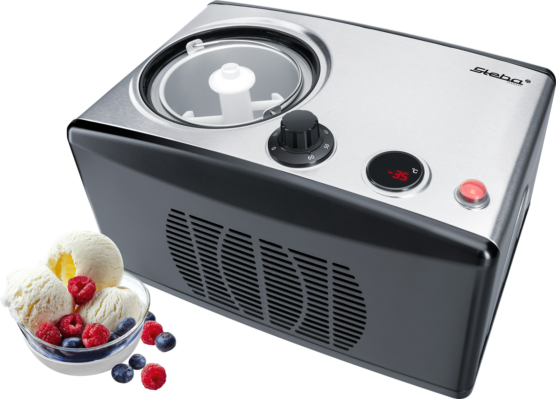 Steba IC 150 Eismaschine mit Kompressor – Cremiges Eis auf Knopfdruck, ohne Vorkühlen 12