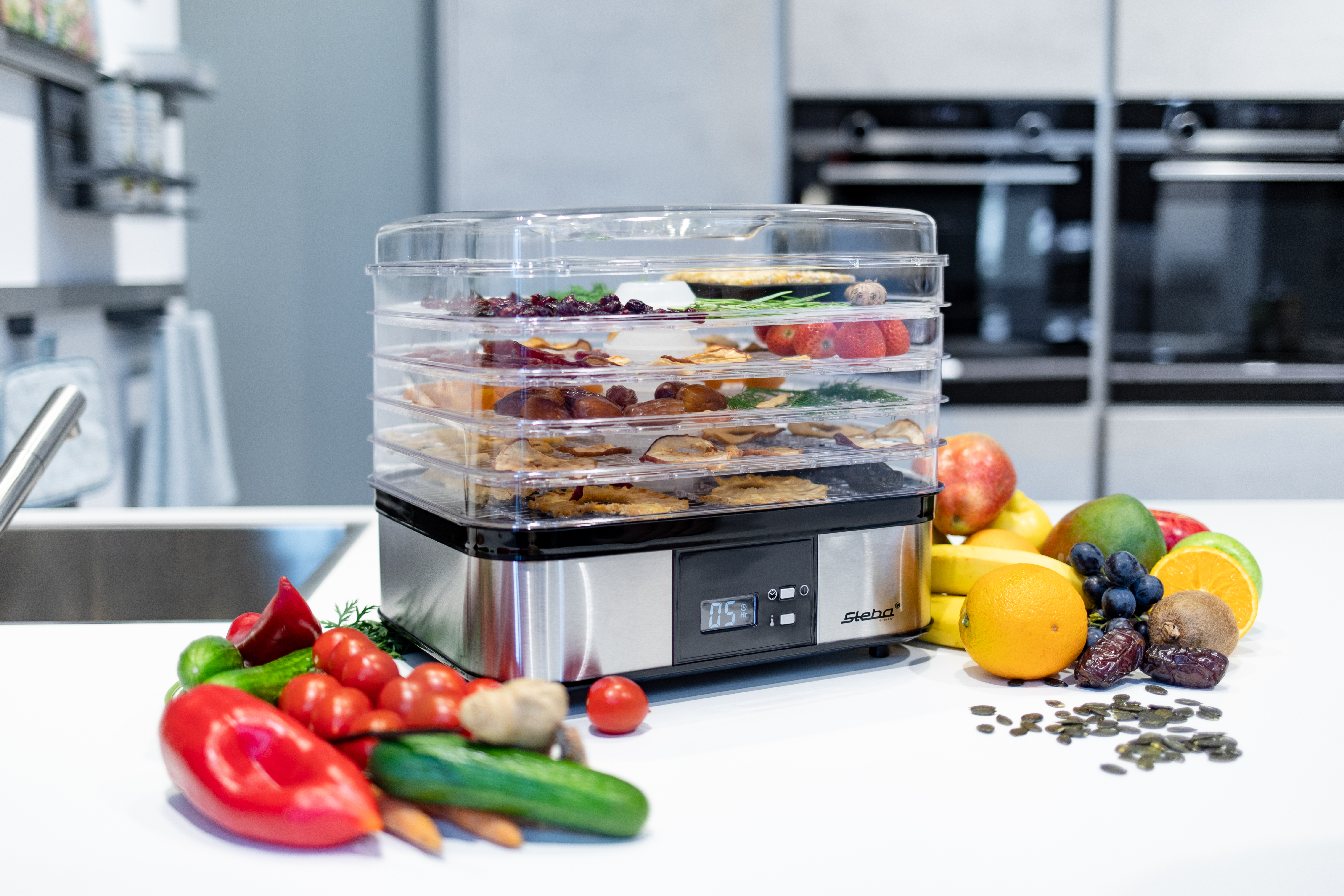 Steba ED 5 Elektrischer Dörrautomat – Schonend Trocknen von Obst, Gemüse, Kräutern & Fleisch 9