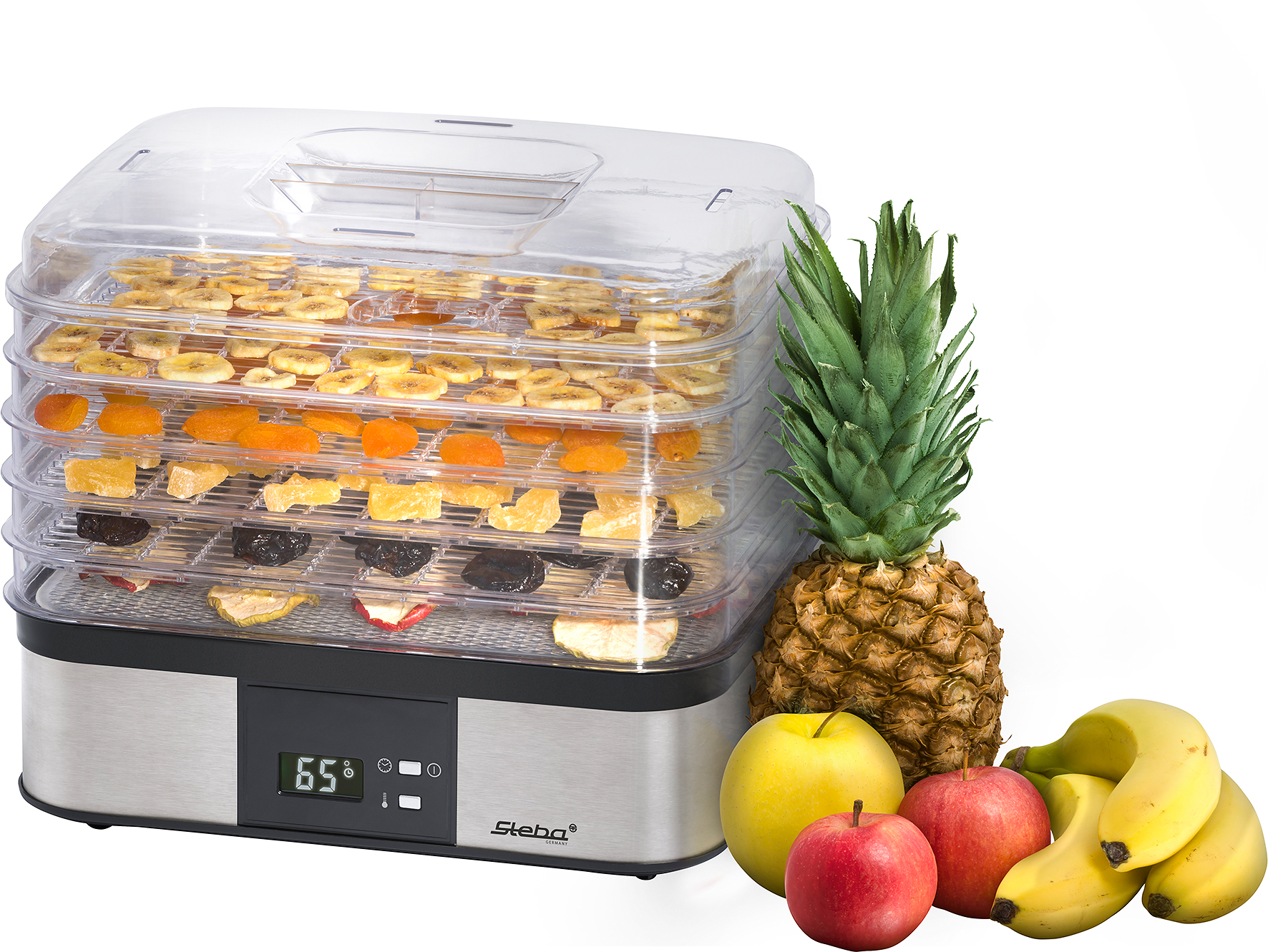 Steba ED 5 Elektrischer Dörrautomat – Schonend Trocknen von Obst, Gemüse, Kräutern & Fleisch 10