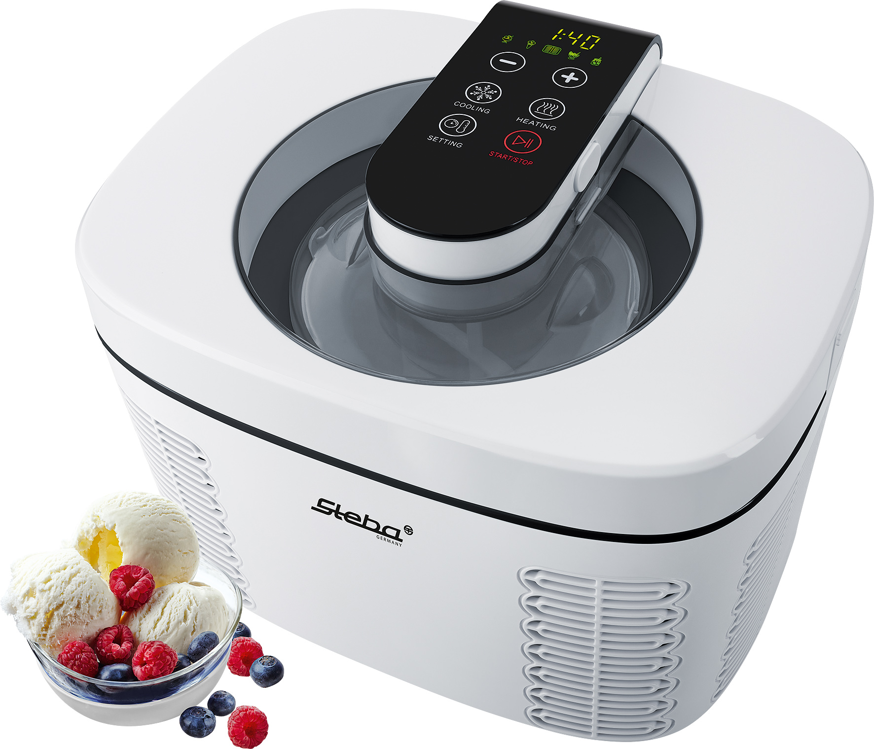 Steba IC 110 Eismaschine – Cremiges Eis selbst gemacht | Kompaktes Design für zuhause 13