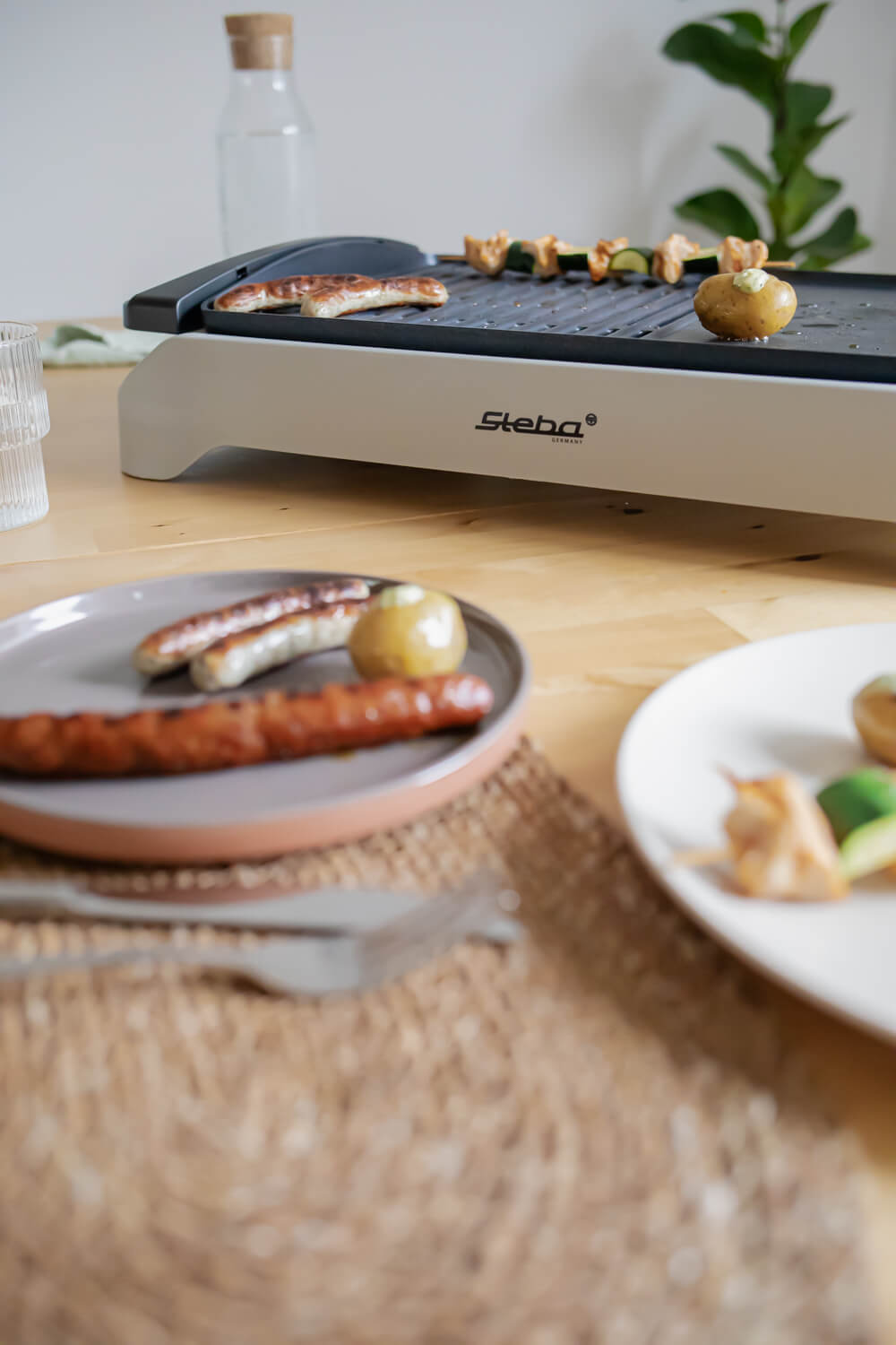 Steba VG 101 BBQ Tischgrill – Elektrischer Kontaktgrill für drinnen & draußen, kompakt & leistungsstark 4