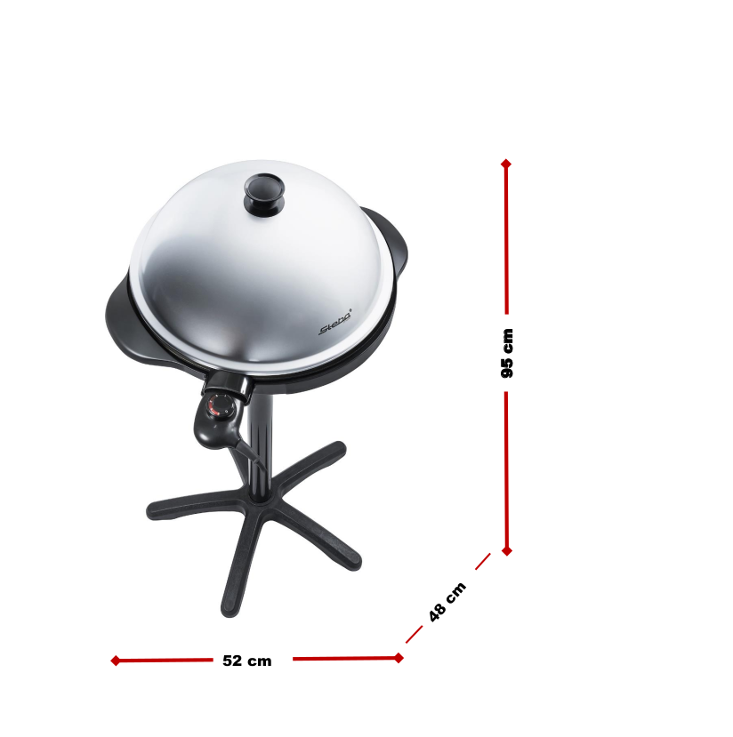 Steba VG 250 BBQ-Grill – Elektrischer Tischgrill mit Antihaftbeschichtung für perfektes Grillvergnügen 5