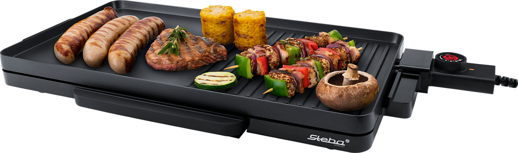 Steba VG 30 SLIM BBQ-Tischgrill – Elektrischer Kontaktgrill für drinnen & draußen, platzsparend 5