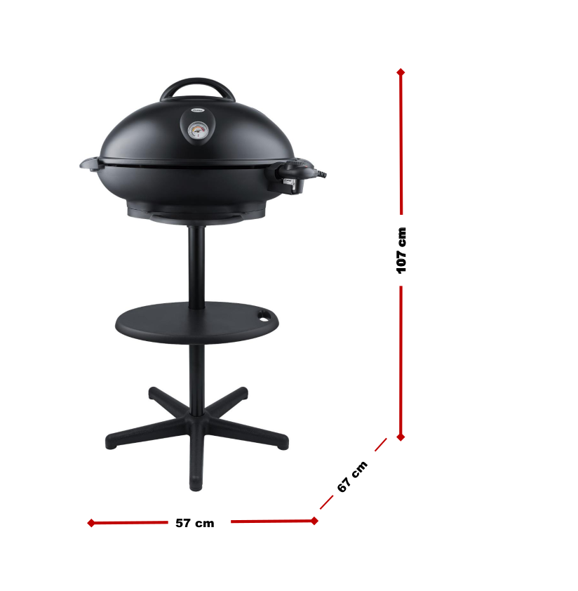 Steba VG 350 BBQ-Grill mit Haube – Elektrischer Standgrill für perfektes Grillerlebnis drinnen & draußen 14