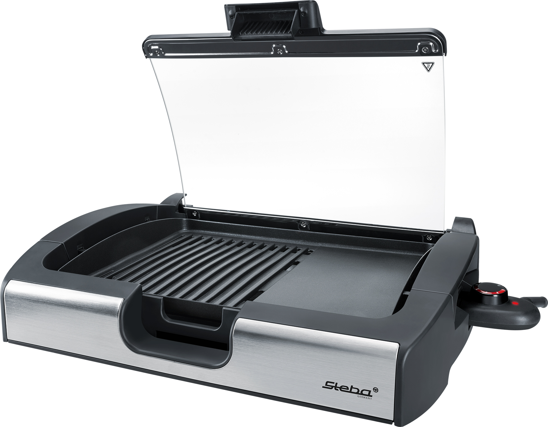 Steba VG 200 BBQ-Grill mit Glasdeckel – Elektrischer Tischgrill für perfektes Grillerlebnis 3