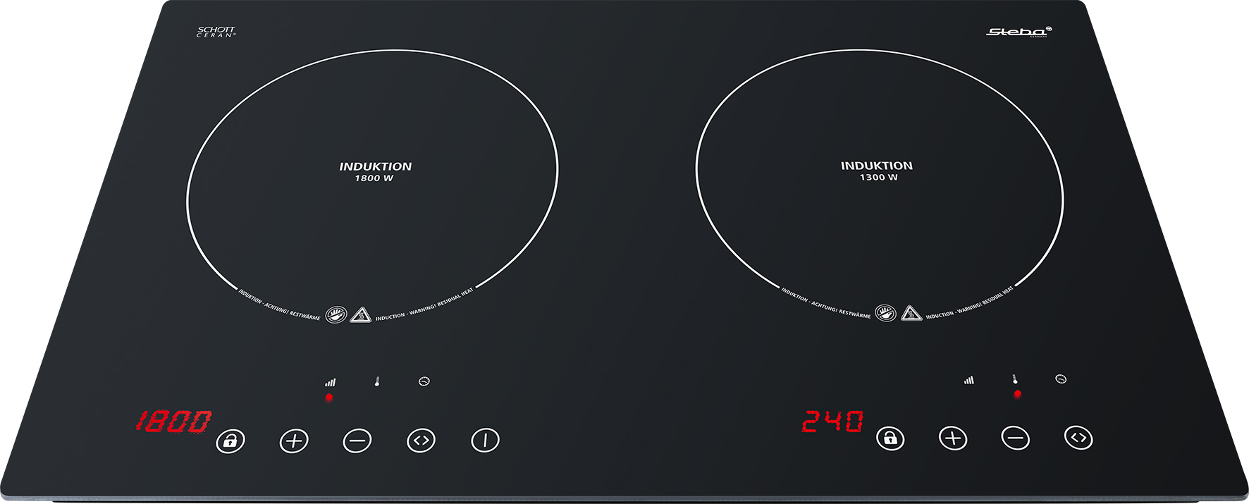 Steba IK 300 S.C. Doppel-Induktionskochfeld Einbau – 2 Kochzonen, energieeffizient & präzise