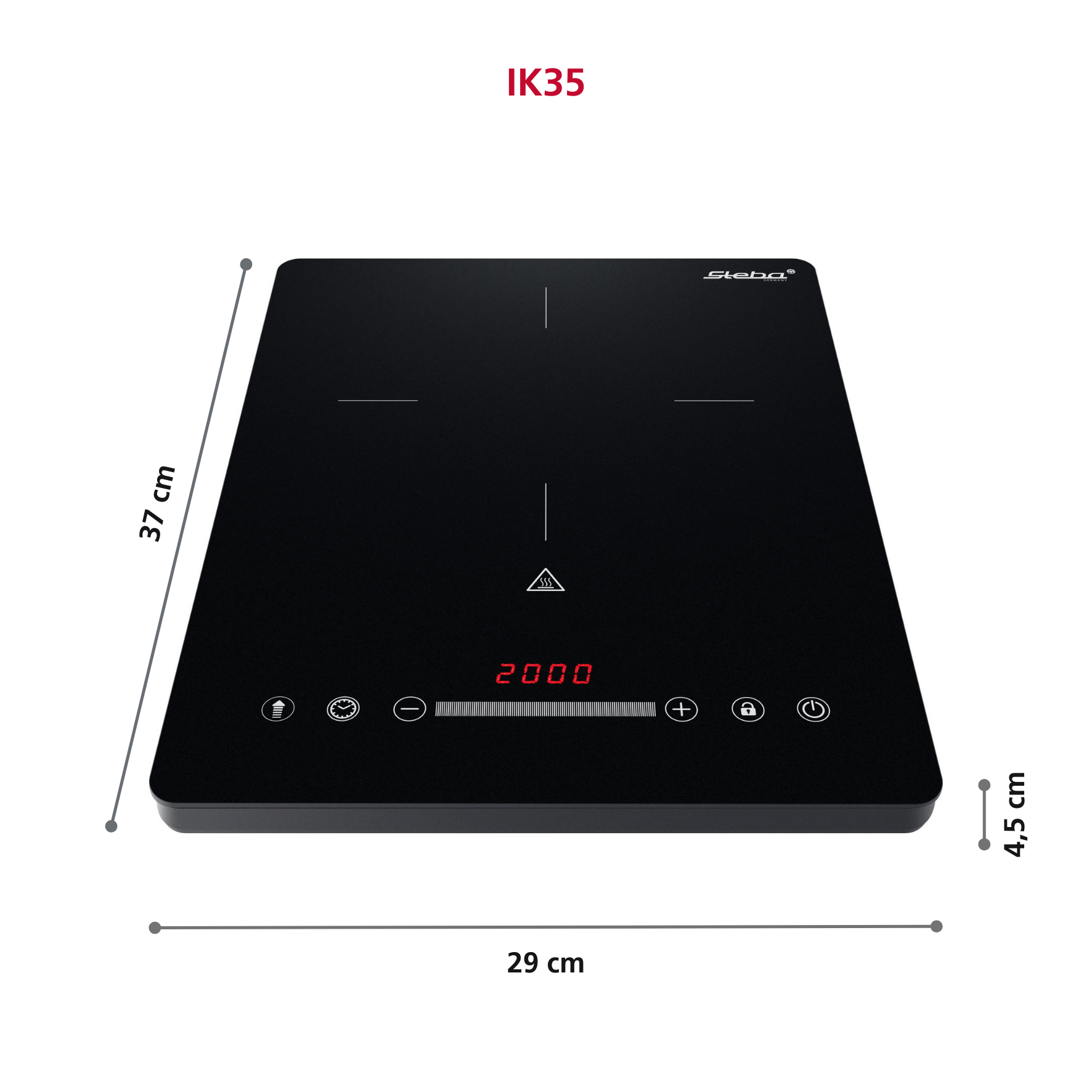 Steba IK 35 Induktionskochplatte – Präzises Kochen mit moderner Induktionstechnologie 6
