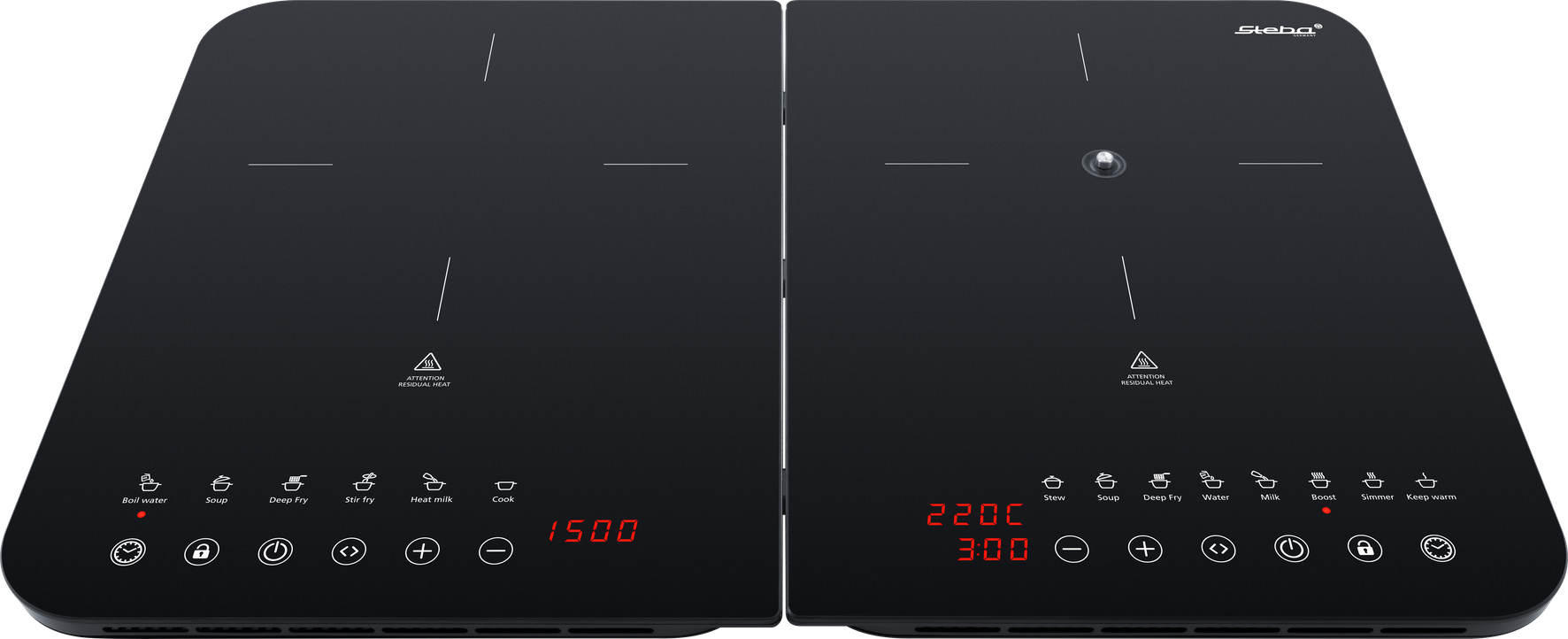 Steba IK 450 FOLD & COOK PRO Induktions-Kochplatte – klappbar, tragbar & leistungsstark 3