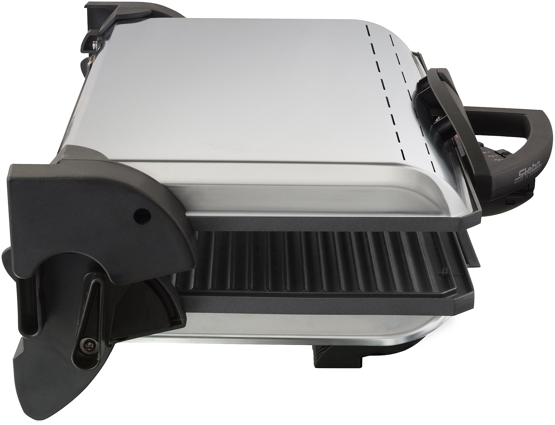 Steba PG 4.3 Kontaktgrill Chrom – Elektrischer Tischgrill mit Antihaftplatten für perfekte Grillresultate 2