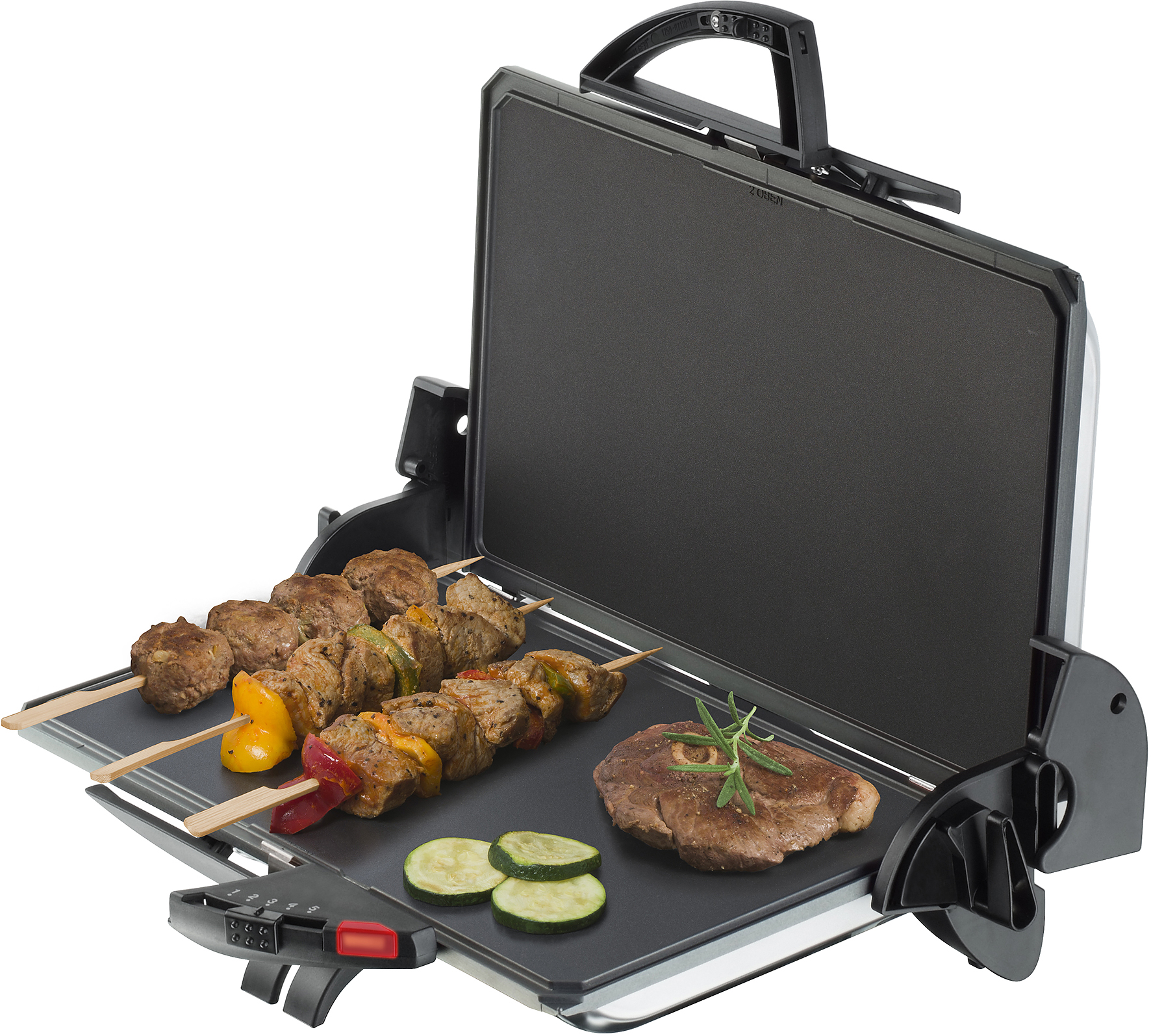 Steba PG 4.4 CHA Kontaktgrill – Elektrischer Tischgrill mit antihaftbeschichteten Grillplatten 3