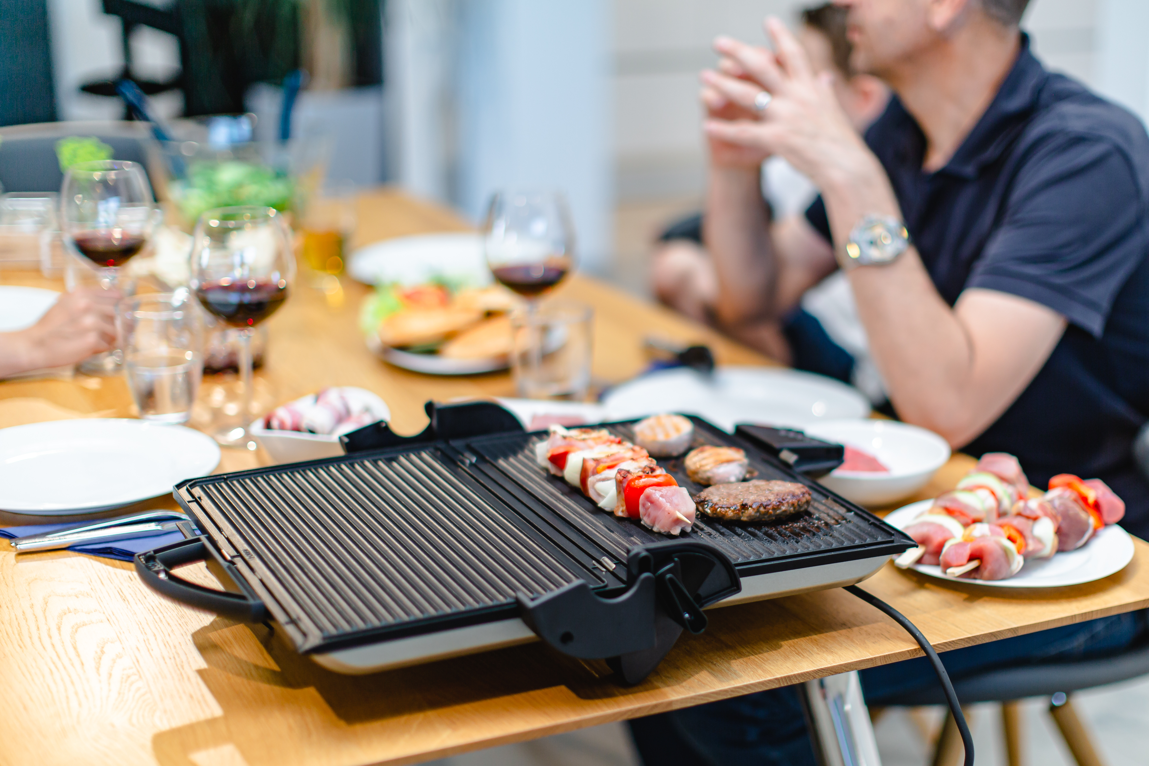 Steba PG 4.4 CHA Kontaktgrill – Elektrischer Tischgrill mit antihaftbeschichteten Grillplatten 10