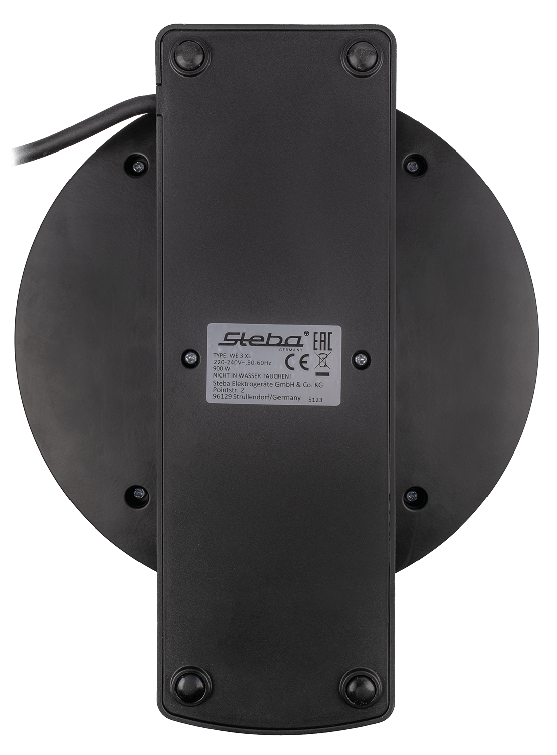 Steba WE 3 XL Waffeleisen – Großes Backeisen für knusprige Waffeln | Antihaftbeschichtung | XL-Format