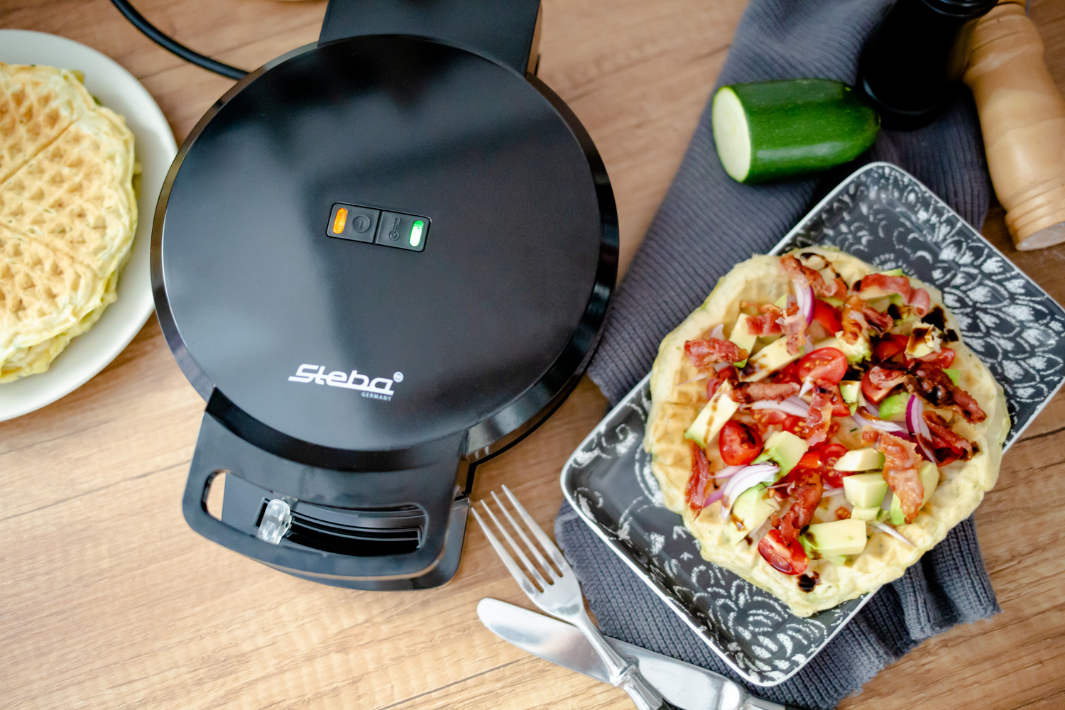 Steba WE 1 Waffeleisen – Knusprige Waffeln leicht gemacht | Antihaftbeschichtung | Kompaktes Design 7