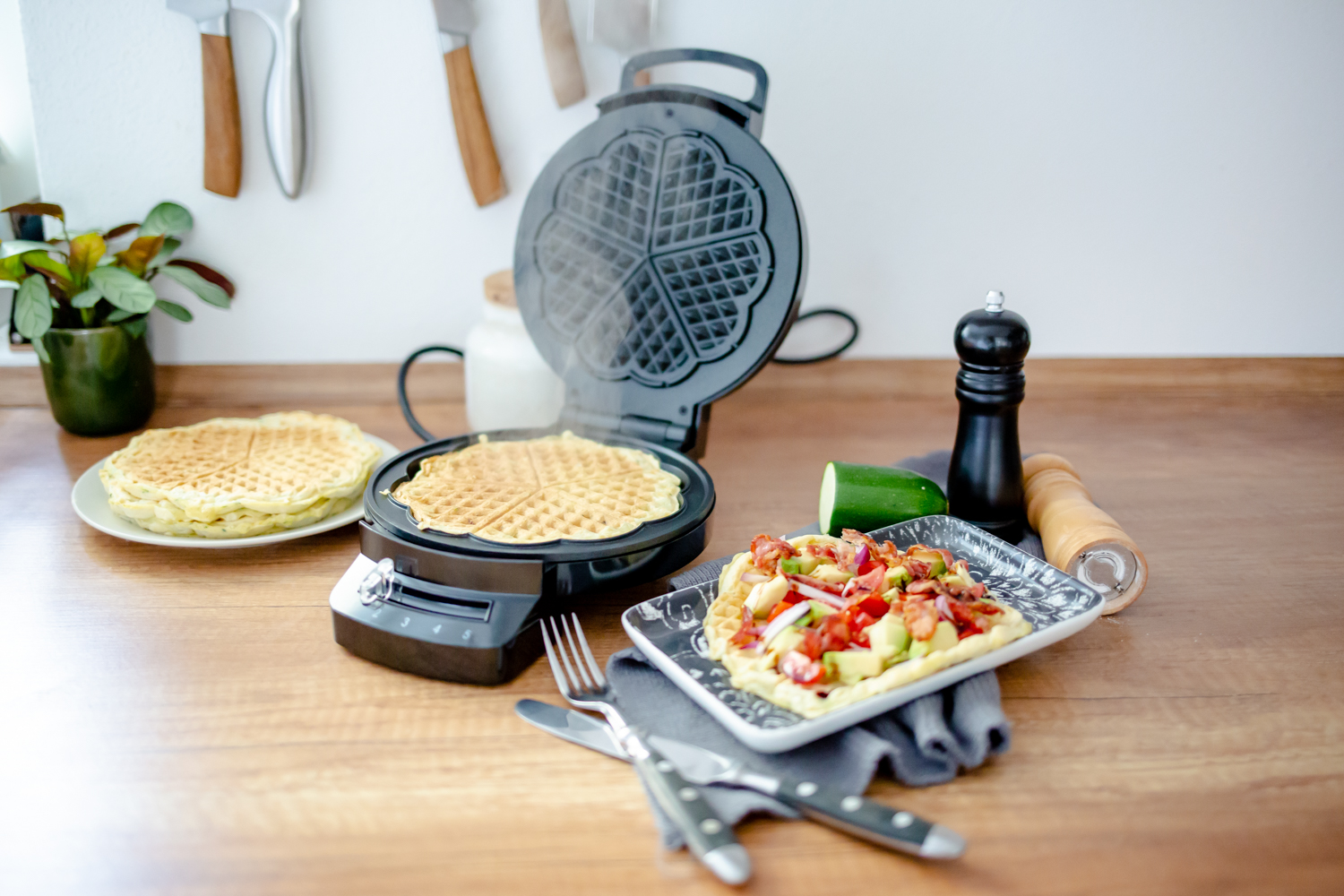 Steba WE 1 Waffeleisen – Knusprige Waffeln leicht gemacht | Antihaftbeschichtung | Kompaktes Design 9