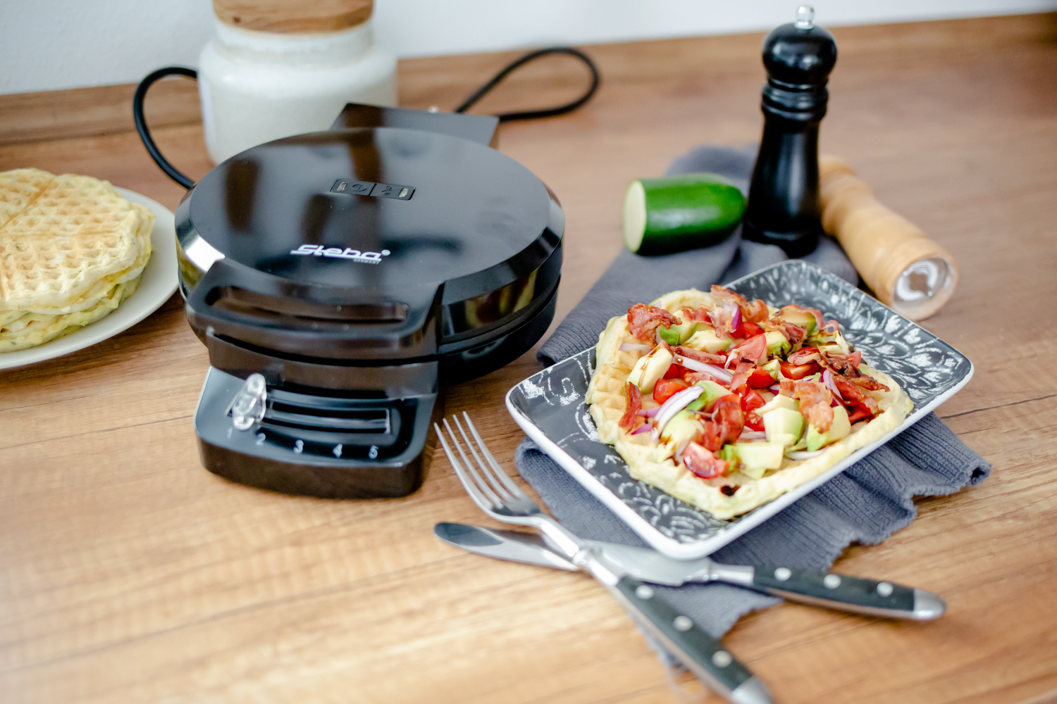 Steba WE 1 Waffeleisen – Knusprige Waffeln leicht gemacht | Antihaftbeschichtung | Kompaktes Design 10