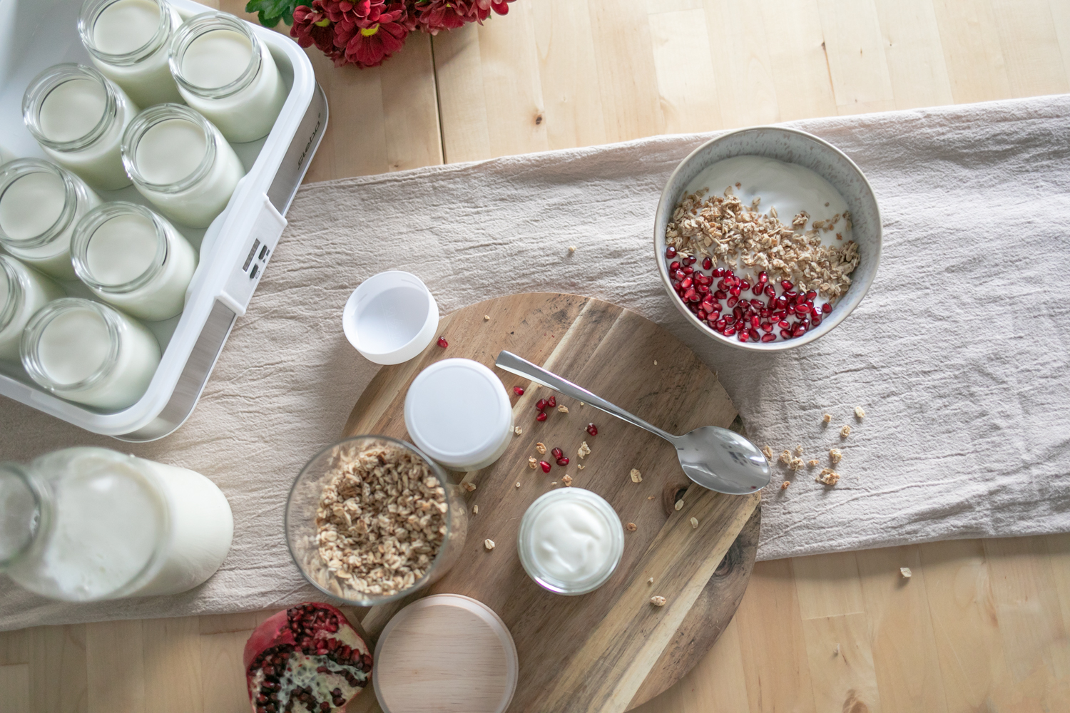 Steba JM 2 Joghurtmaker – Elektrischer Joghurtbereiter für cremigen Naturjoghurt, einfache Bedienung 3