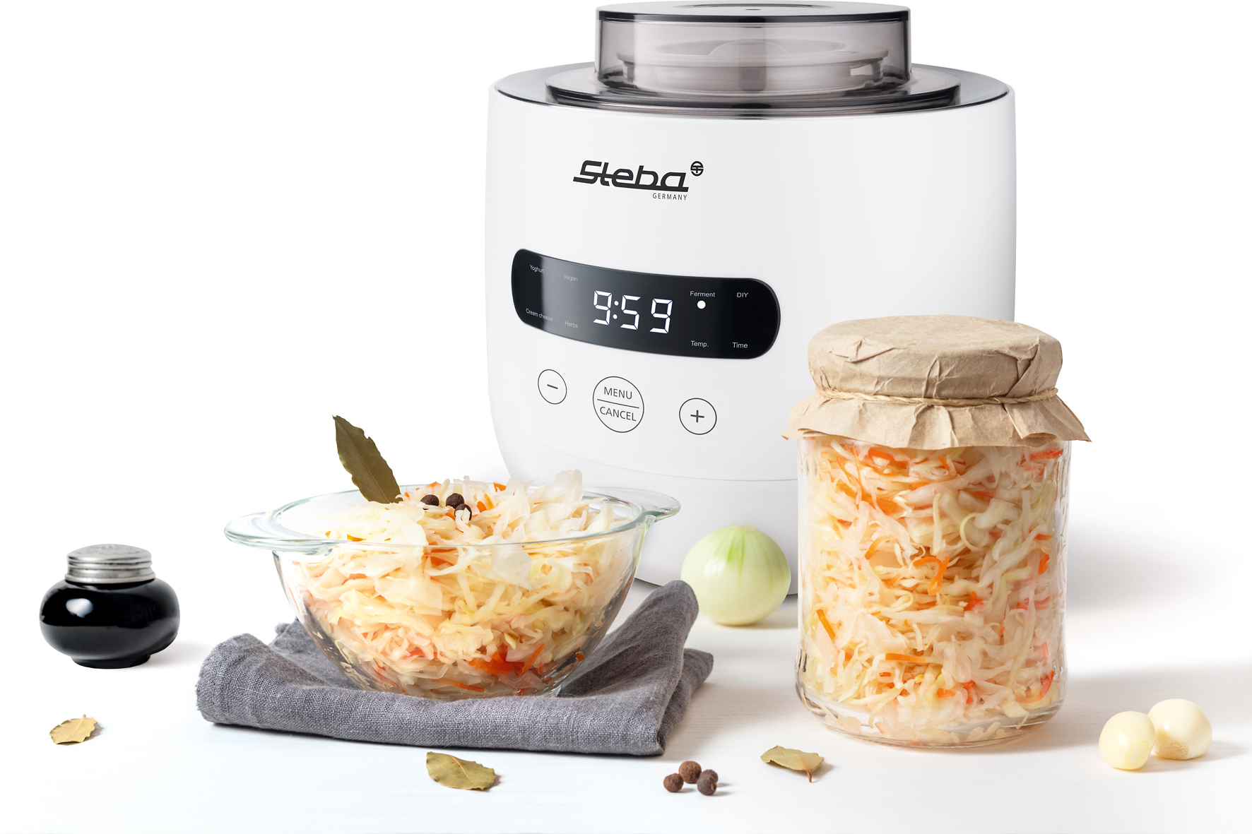 Steba JM 4 FERMENT Joghurtmaker – Elektrischer Joghurtbereiter für cremigen Naturjoghurt & fermentierte Spezialitäten 6