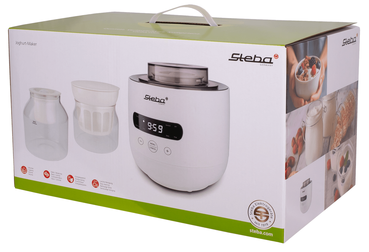 Steba JM 4 FERMENT Joghurtmaker – Elektrischer Joghurtbereiter für cremigen Naturjoghurt & fermentierte Spezialitäten 7