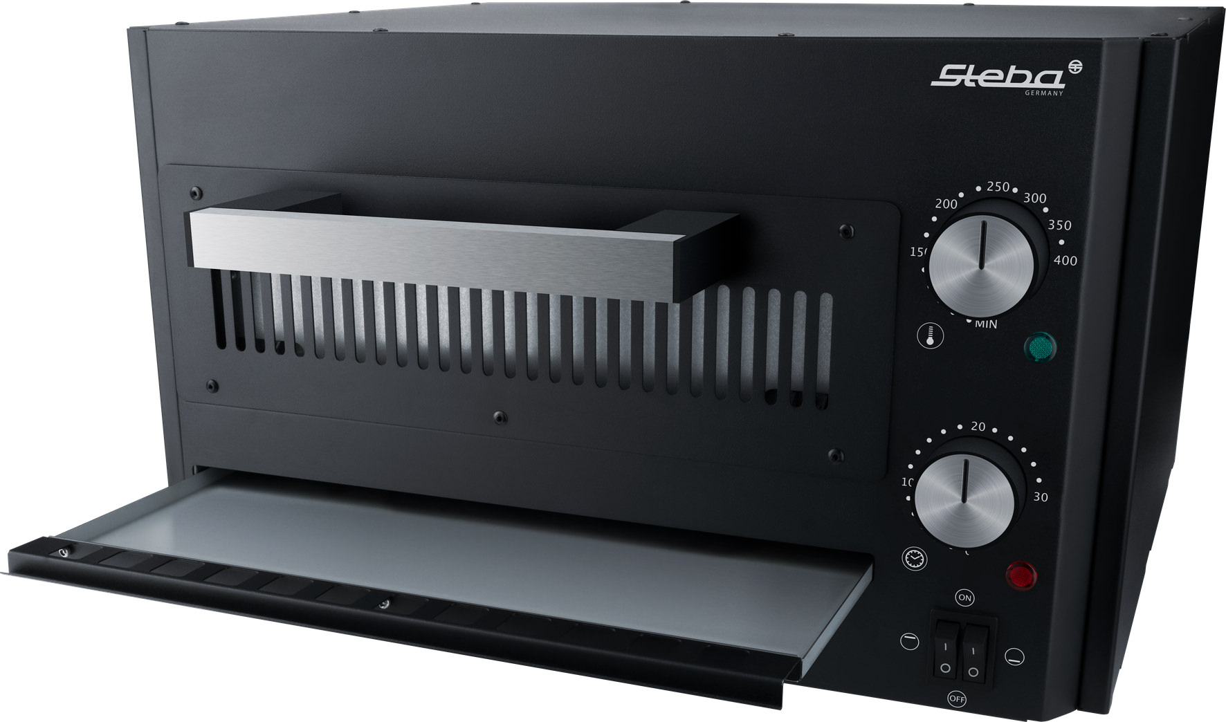 Steba PB 1800 Pizzabäcker – Elektrischer Pizzaofen 1800W für knusprige Pizza wie beim Italiener