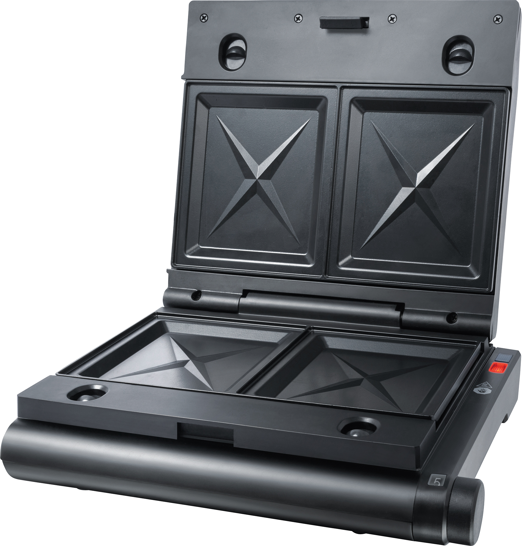 Steba SG 55 Sandwich Maker – Elektrisches Sandwichtoaster mit antihaftbeschichteten Platten für knusprige Sandwiches 6