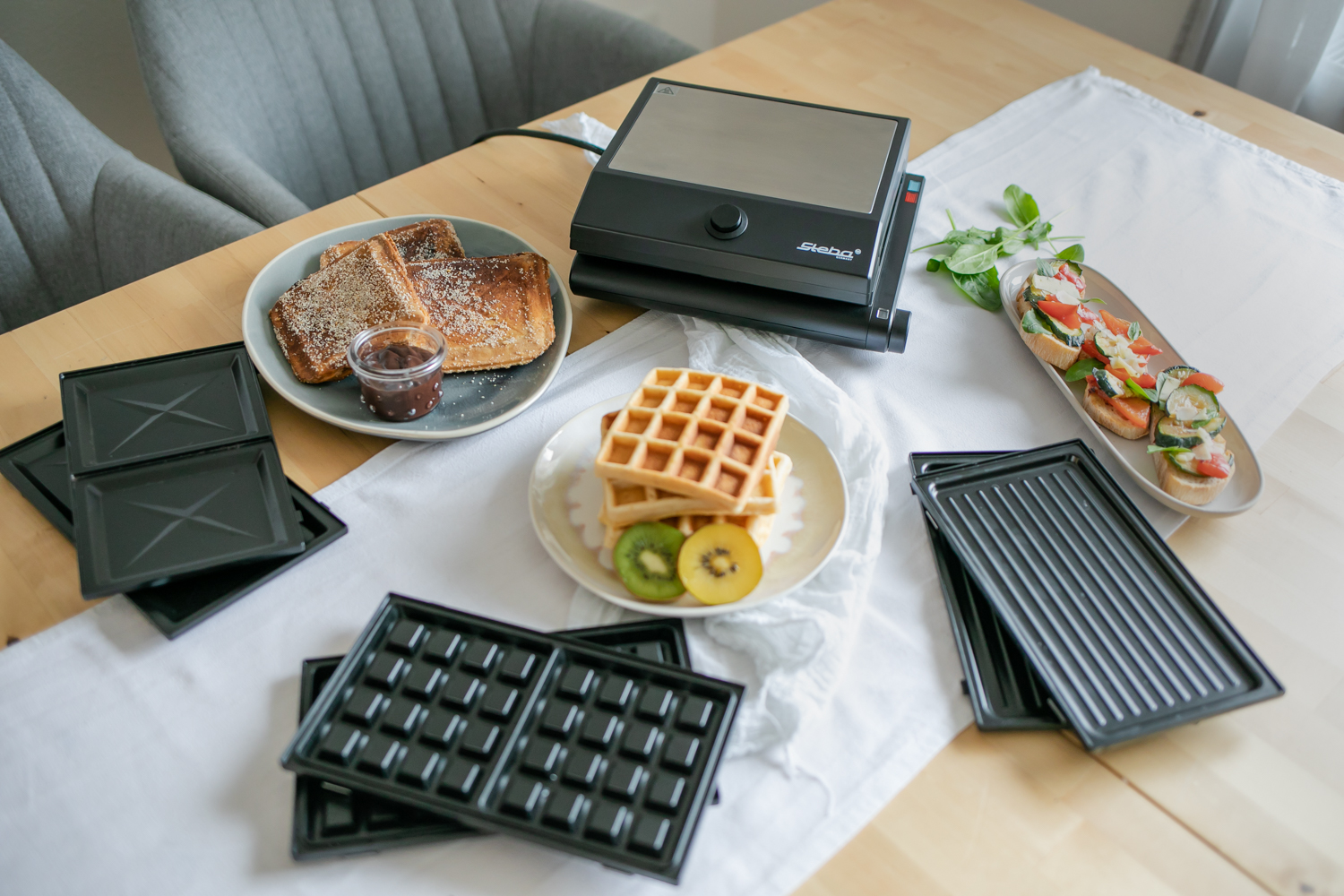 Steba SG 55 Sandwich Maker – Elektrisches Sandwichtoaster mit antihaftbeschichteten Platten für knusprige Sandwiches 13