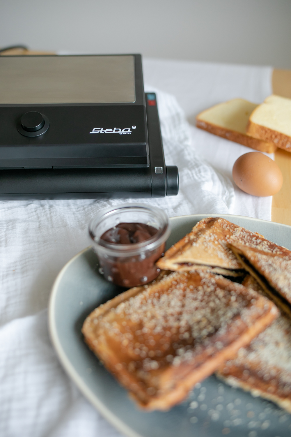 Steba SG 55 Sandwich Maker – Elektrisches Sandwichtoaster mit antihaftbeschichteten Platten für knusprige Sandwiches 17