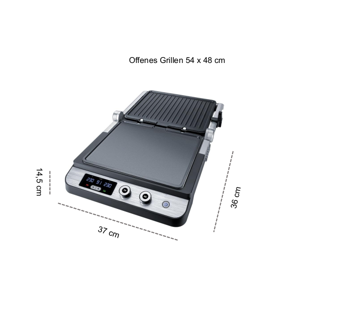 Steba FG 120 Low Fat Grill – Fettarmer Kontaktgrill für gesundes Grillen zuhause 3