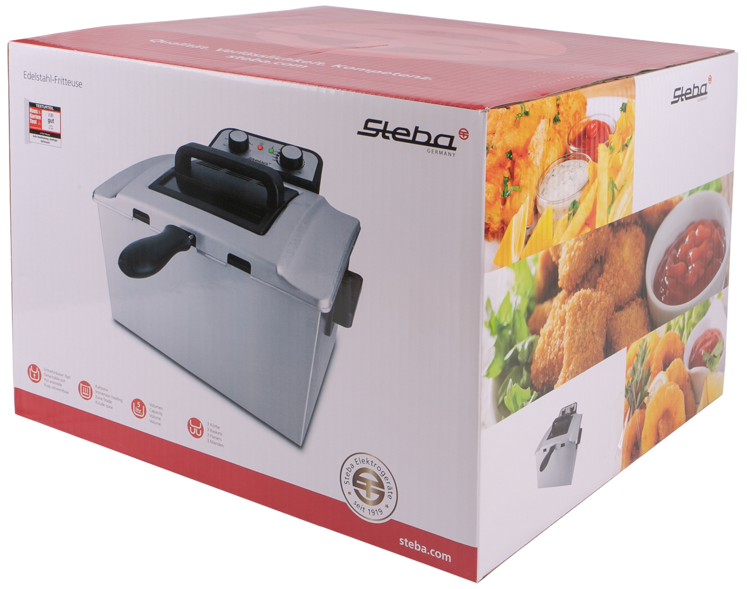 Steba DF 300 Edelstahl Fritteuse 5,0 L – Große Frittierwanne für knusprige Ergebnisse 9