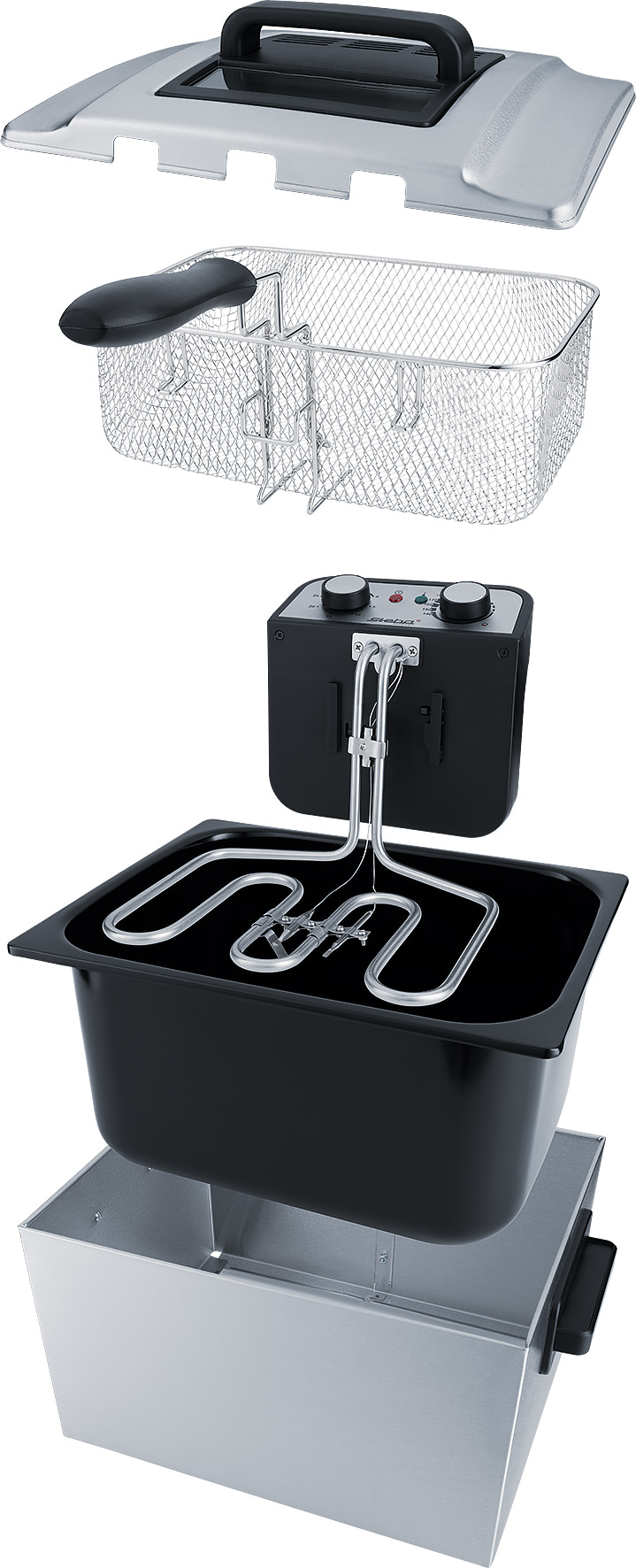 Steba DF 300 Edelstahl Fritteuse 5,0 L – Große Frittierwanne für knusprige Ergebnisse 10