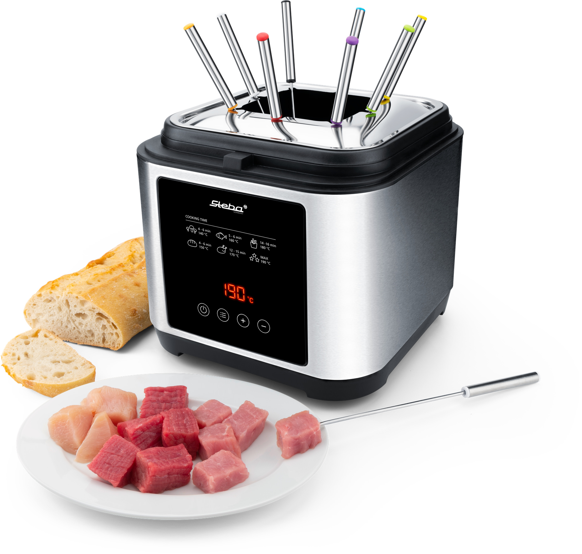 Steba DF 150 F Fritteuse & Fondue-Set – 2-in-1 Multifunktions-Frittiergerät für perfekte Ergebnisse 7