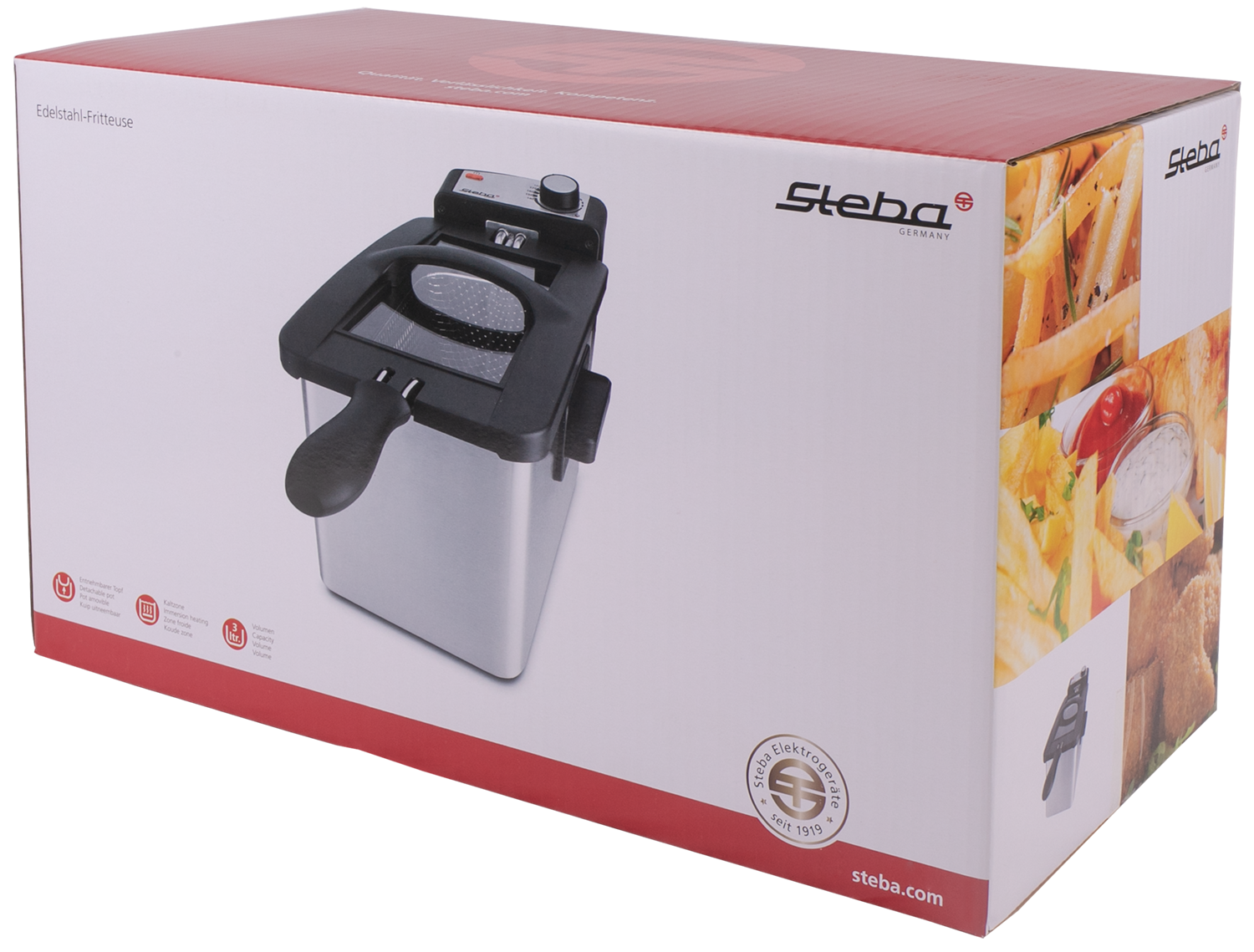 Steba DF 180 Fritteuse Edelstahl 3 Liter – Elektrische Heißöl-Fritteuse für knusprige Ergebnisse 7