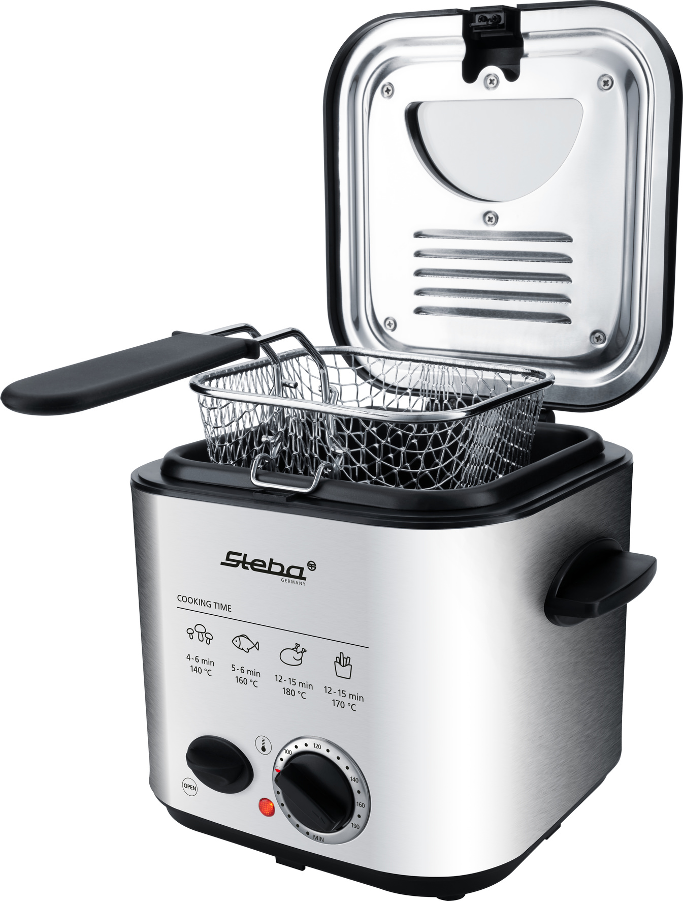 Steba DF 95 Mini-Fritteuse mit Fondue-Set – Kompaktes 2-in-1 Küchengerät für Frittieren & Fondue 7