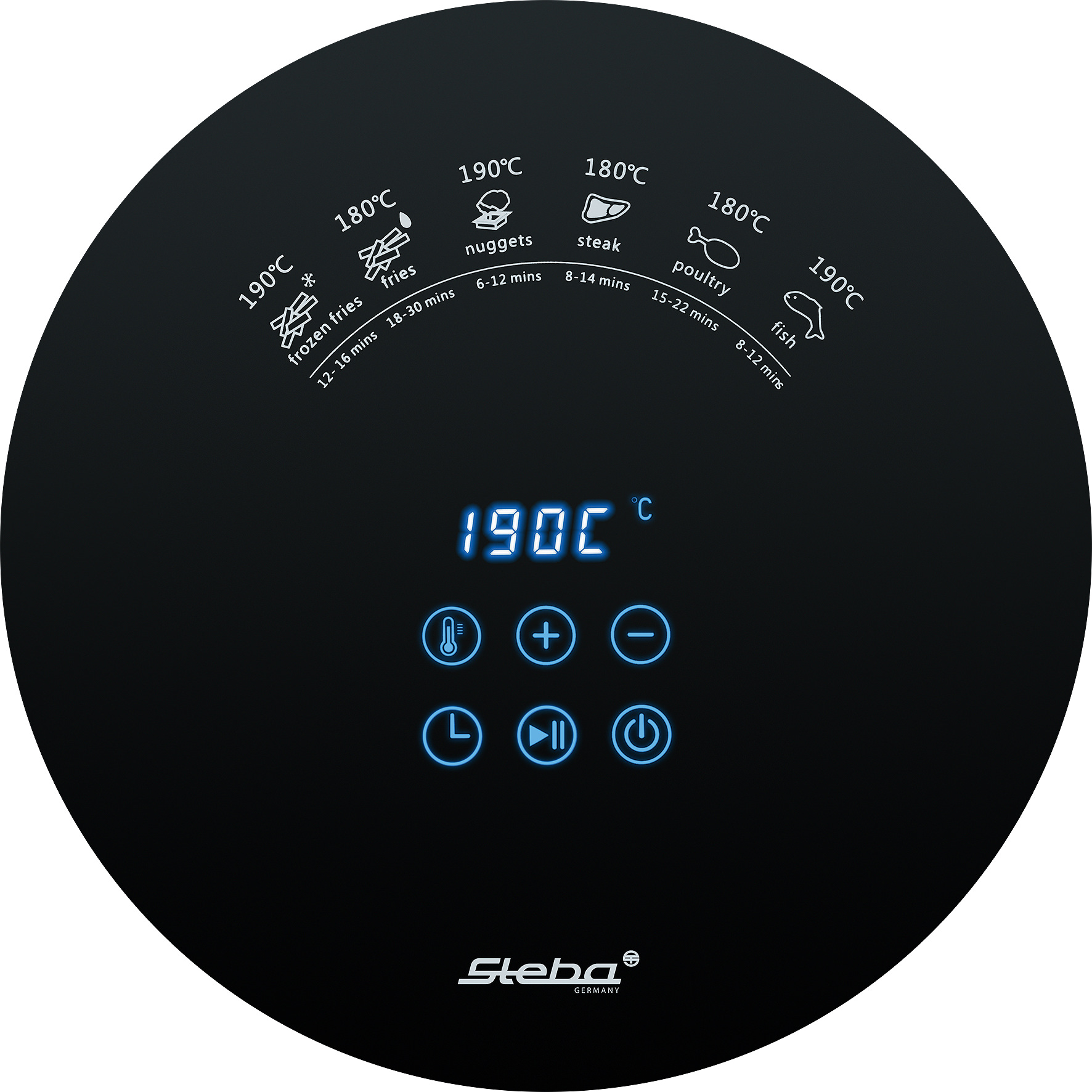 Steba HF 1000 Heißluftfritteuse – Gesund & Knusprig Frittieren ohne Öl, XXL Kapazität 2