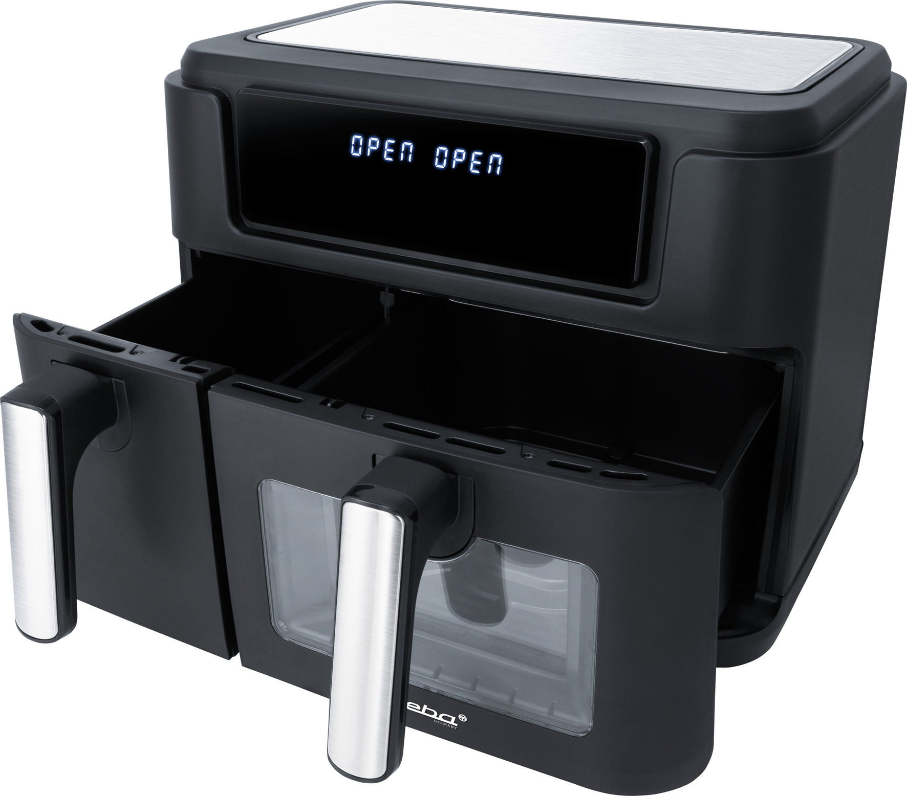 Steba HF 9500 DUO Heißluftfritteuse – Doppelkammer-Fritteuse für fettarmes & knuspriges Kochen 8