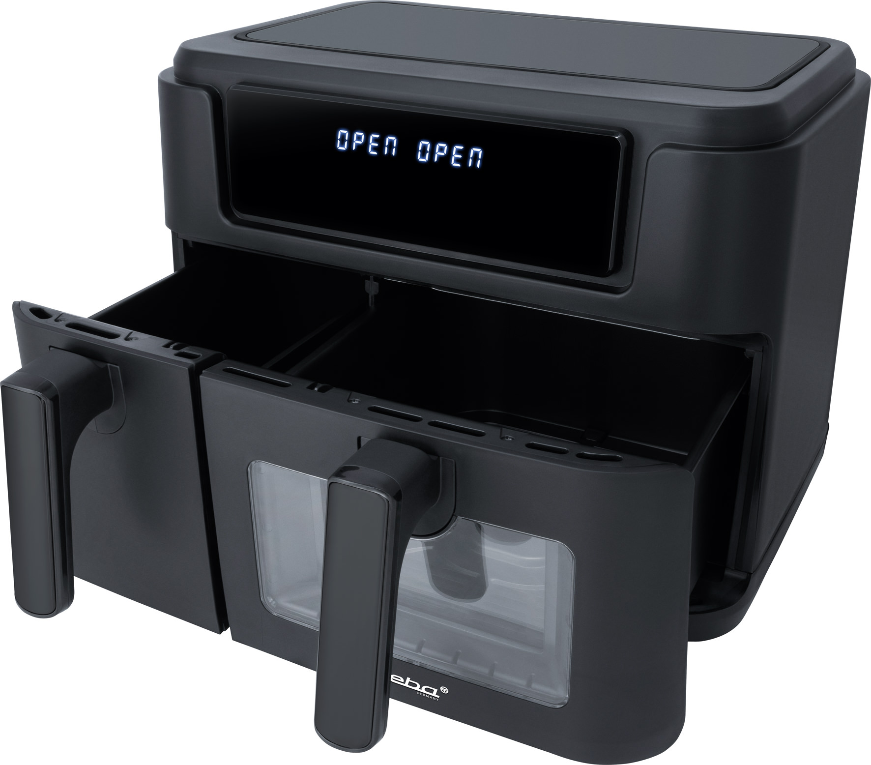 Steba HF 9501 DUO BLACK Heißluftfritteuse – Doppelkammer-Fritteuse für fettarmes, gesundes Kochen 7