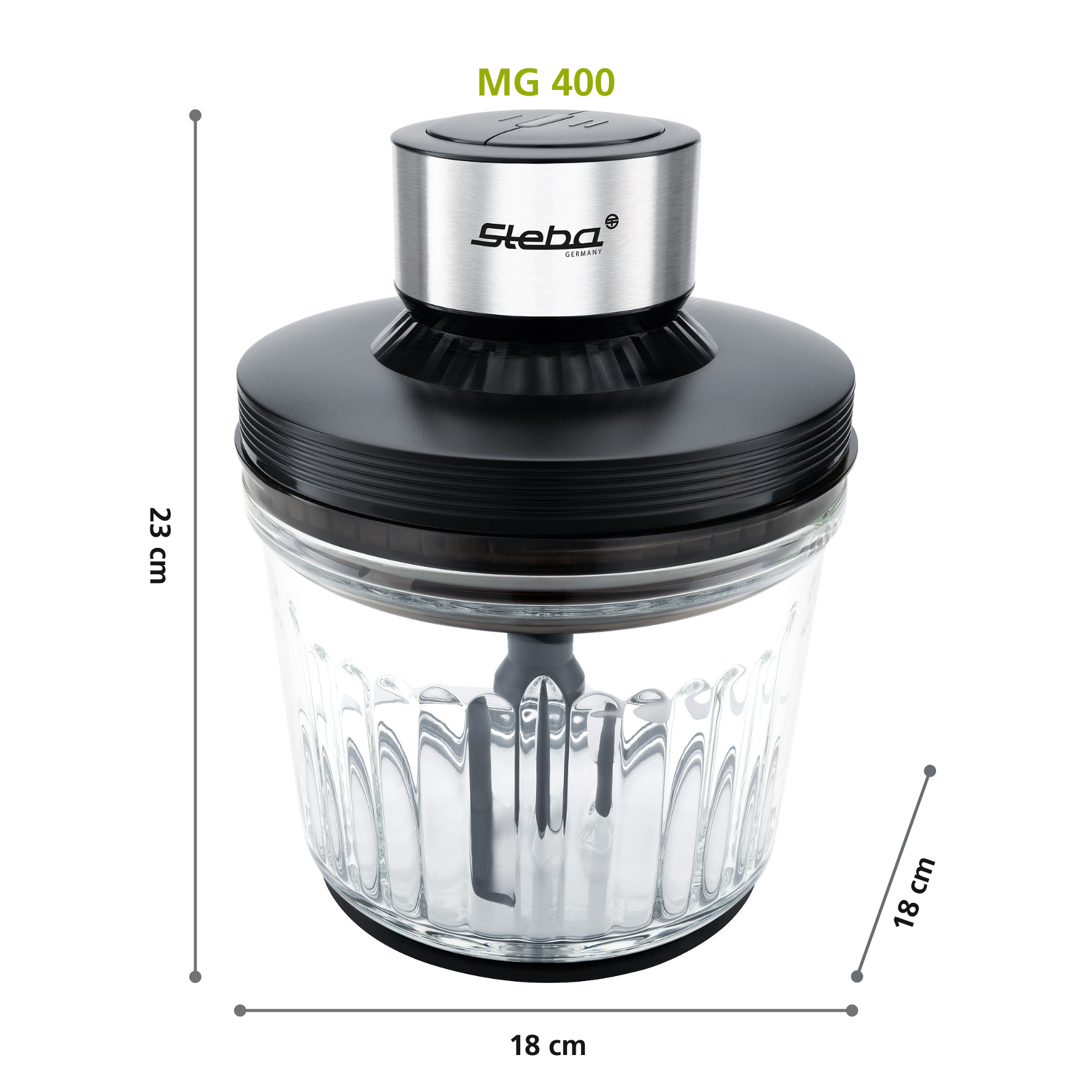 Steba MG 400 Food Chopper – Elektrischer Zerkleinerer für schnelles & müheloses Hacken in der Küche 11