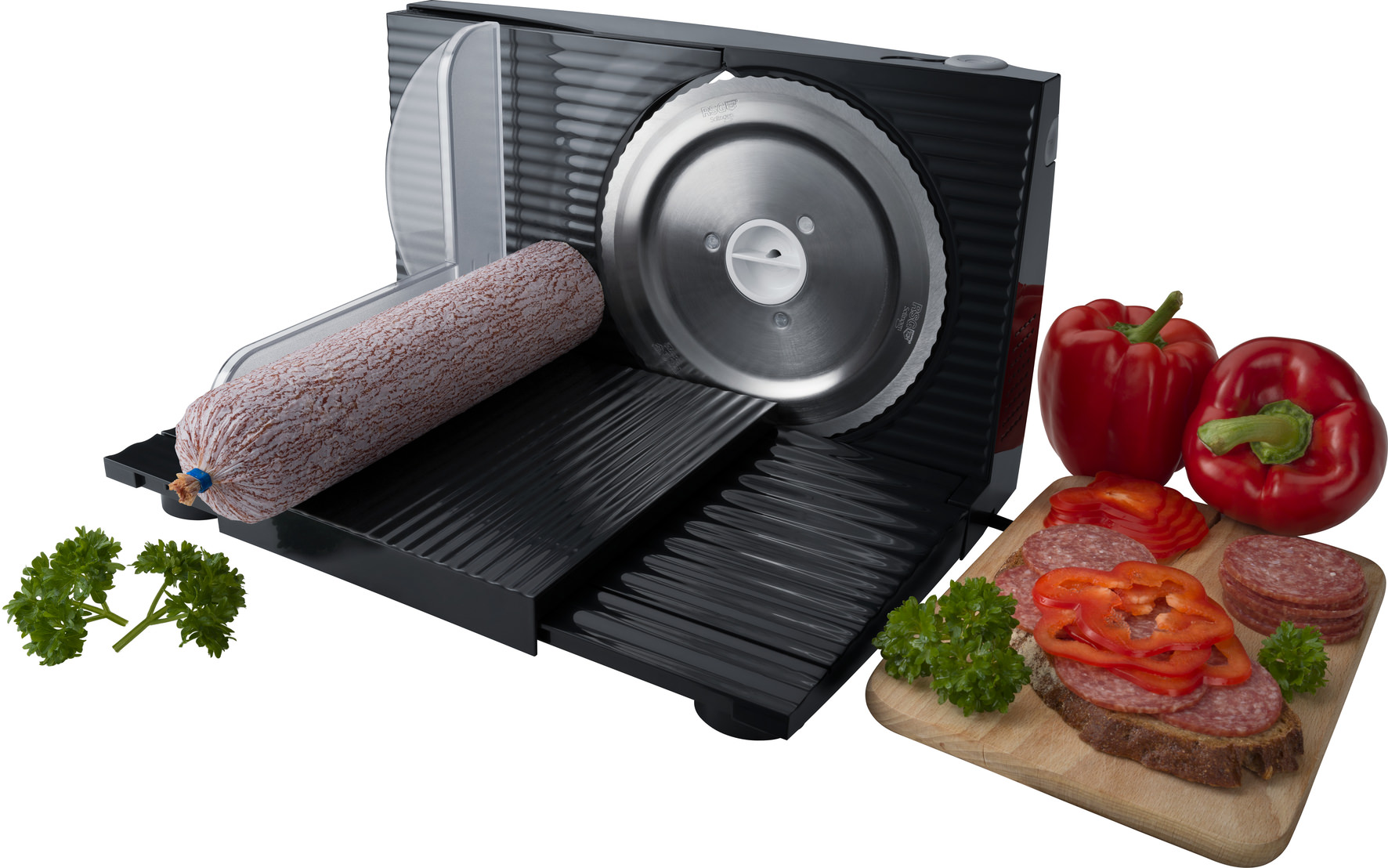 Steba AS 100 Allesschneider – Präzises Schneiden von Wurst, Käse & Brot mit scharfer Edelstahlklinge 6