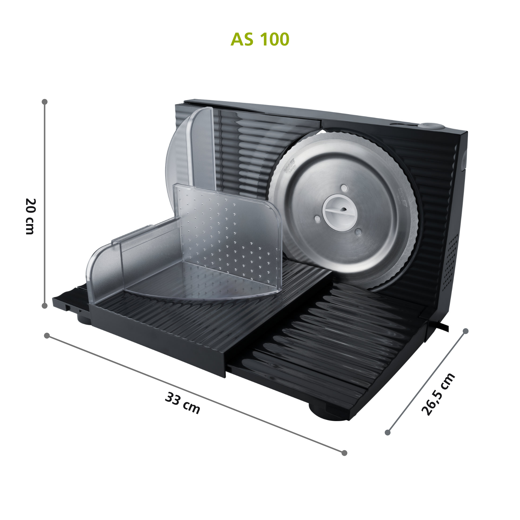Steba AS 100 Allesschneider – Präzises Schneiden von Wurst, Käse & Brot mit scharfer Edelstahlklinge 10