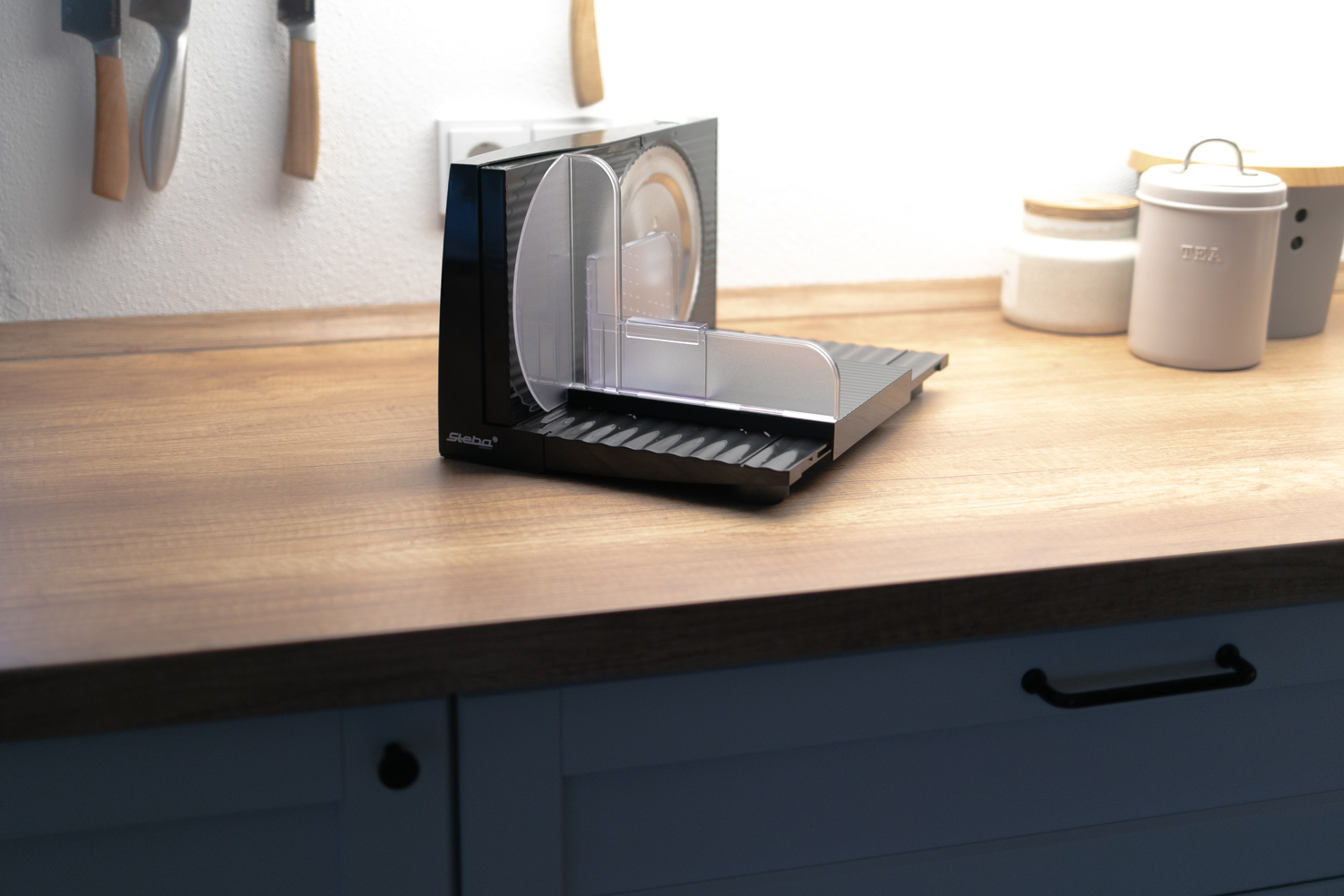 Steba AS 100 Allesschneider – Präzises Schneiden von Wurst, Käse & Brot mit scharfer Edelstahlklinge 17